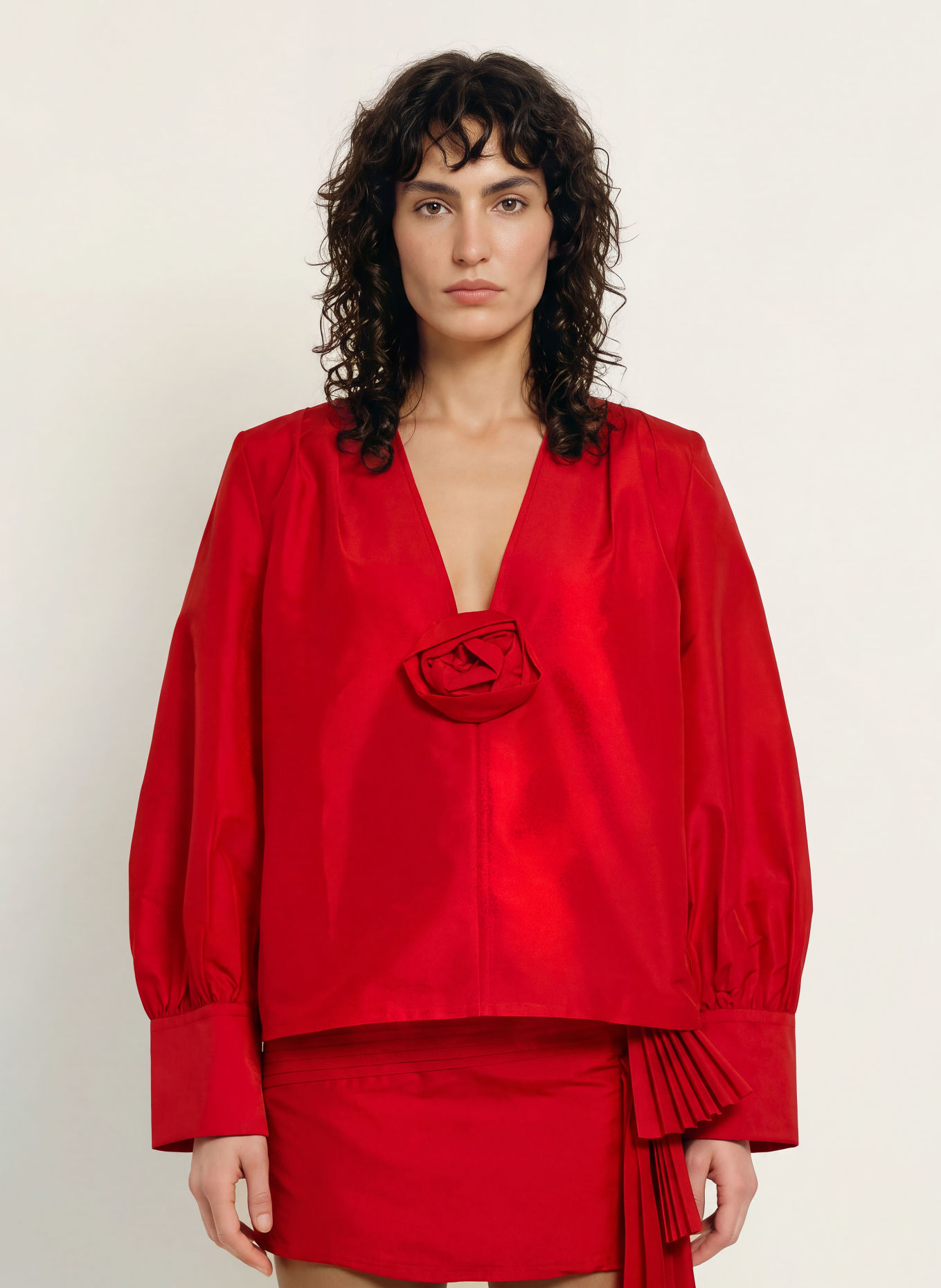 ROTATE Blusenshirt: ROT
