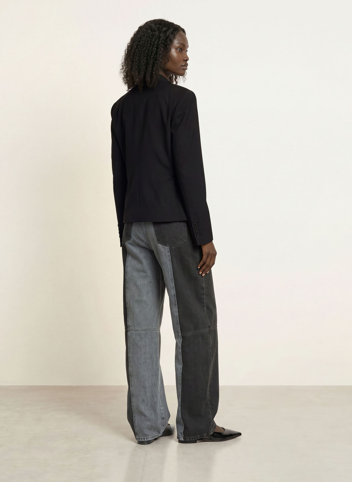 ROTATE Blazer: SCHWARZ