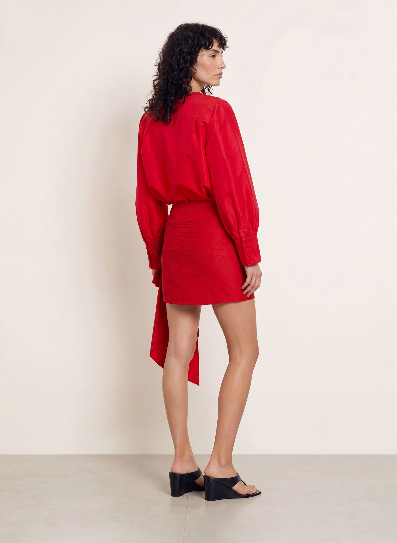 ROTATE Skirt: RED