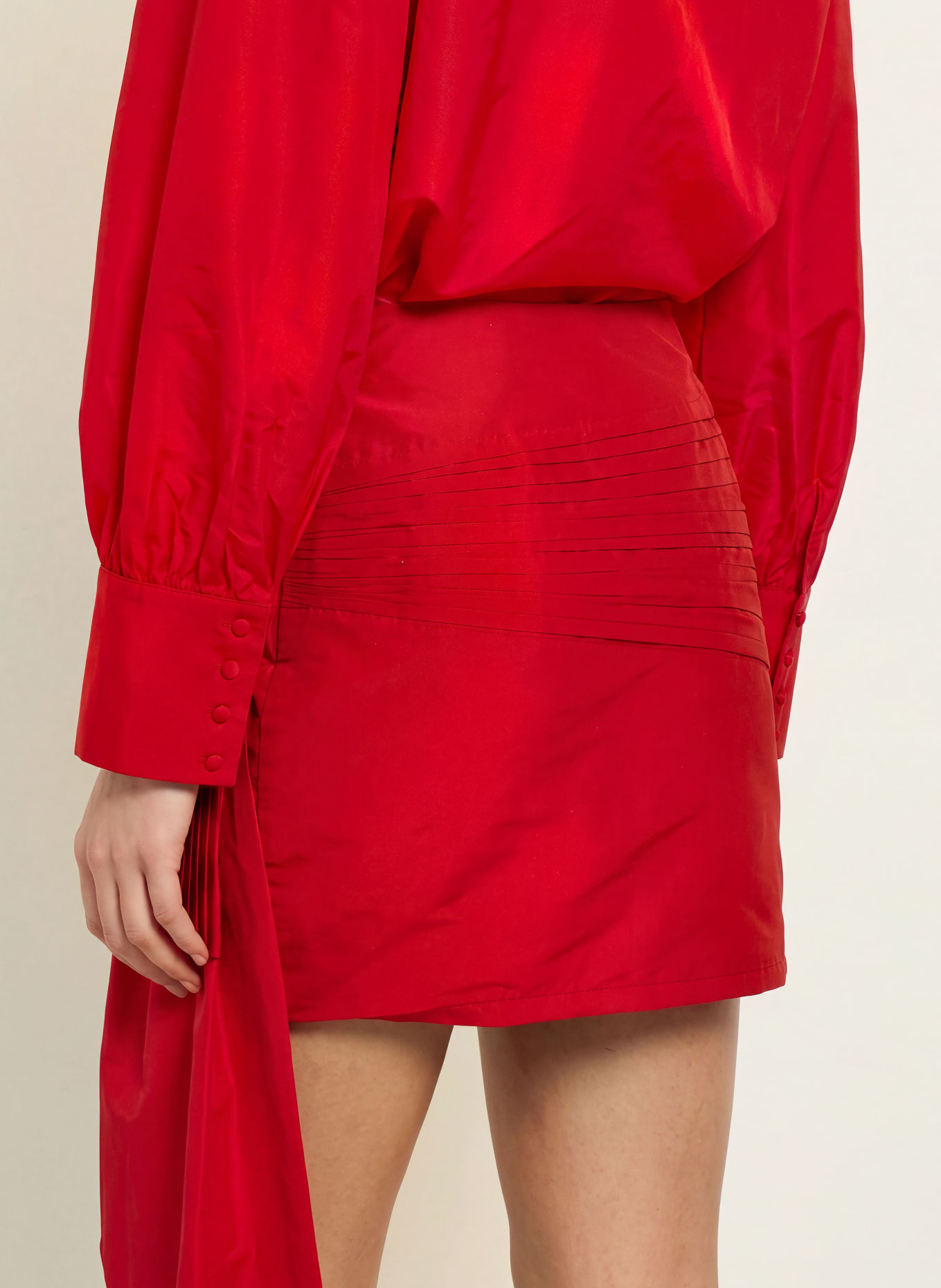 ROTATE Skirt: RED