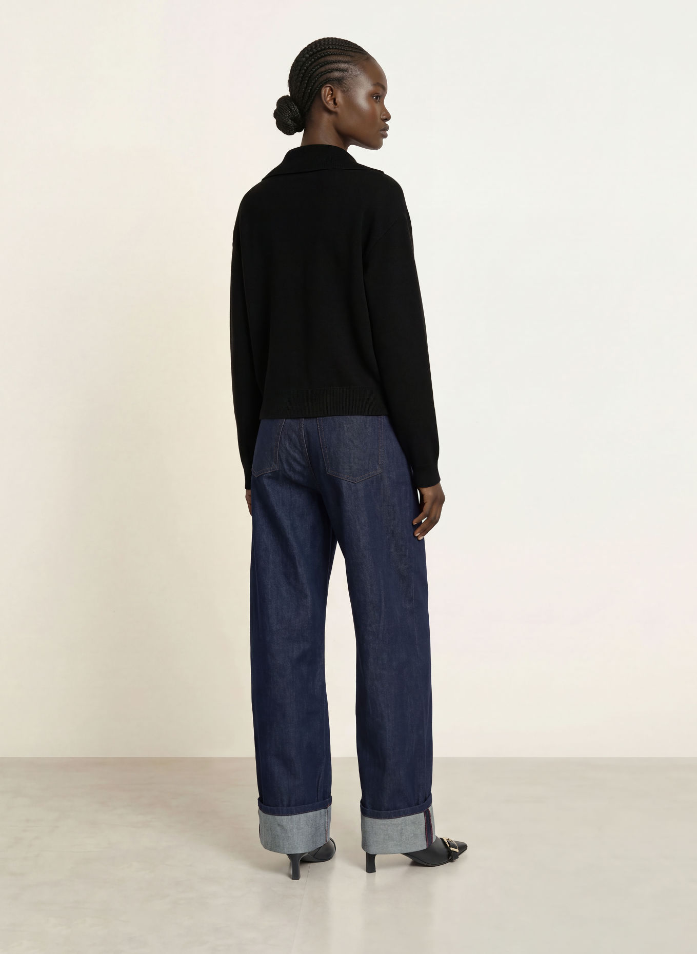 CLAUDIE PIERLOT Strickjacke: SCHWARZ / WEISS