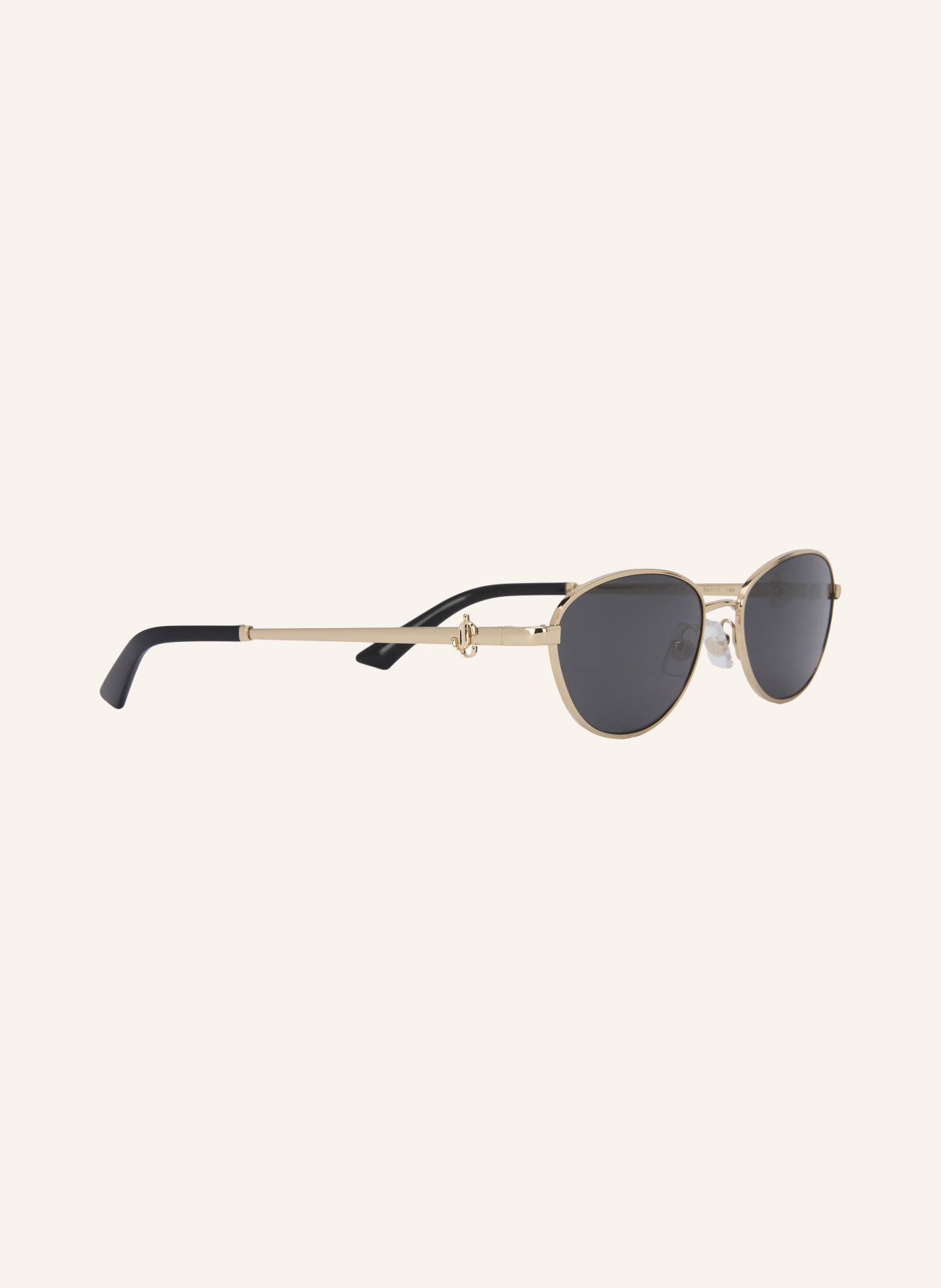 JIMMY CHOO JC4032BD Sunglasses: GOLD/ DARK GRAY