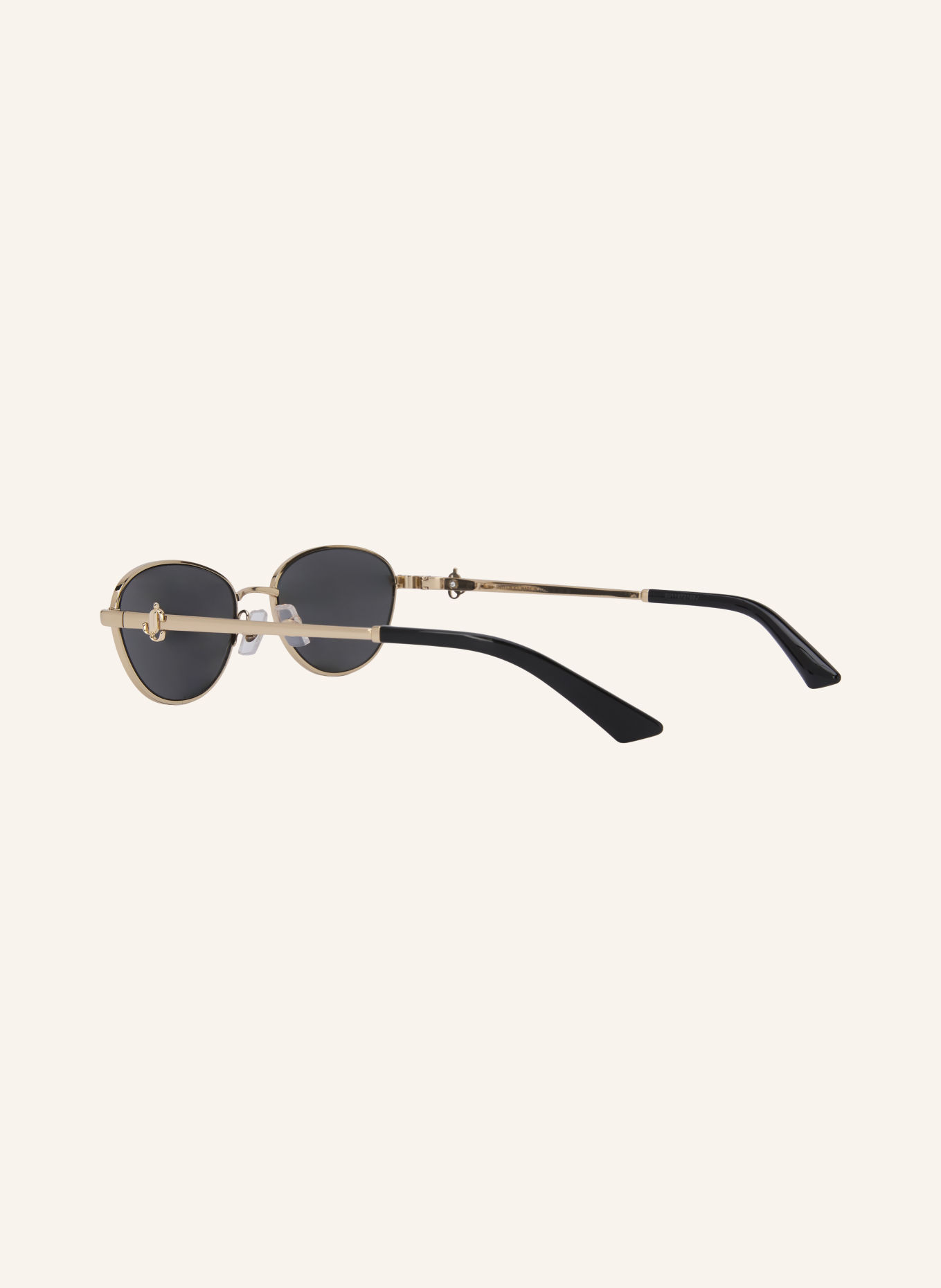 JIMMY CHOO JC4032BD Sunglasses: GOLD/ DARK GRAY