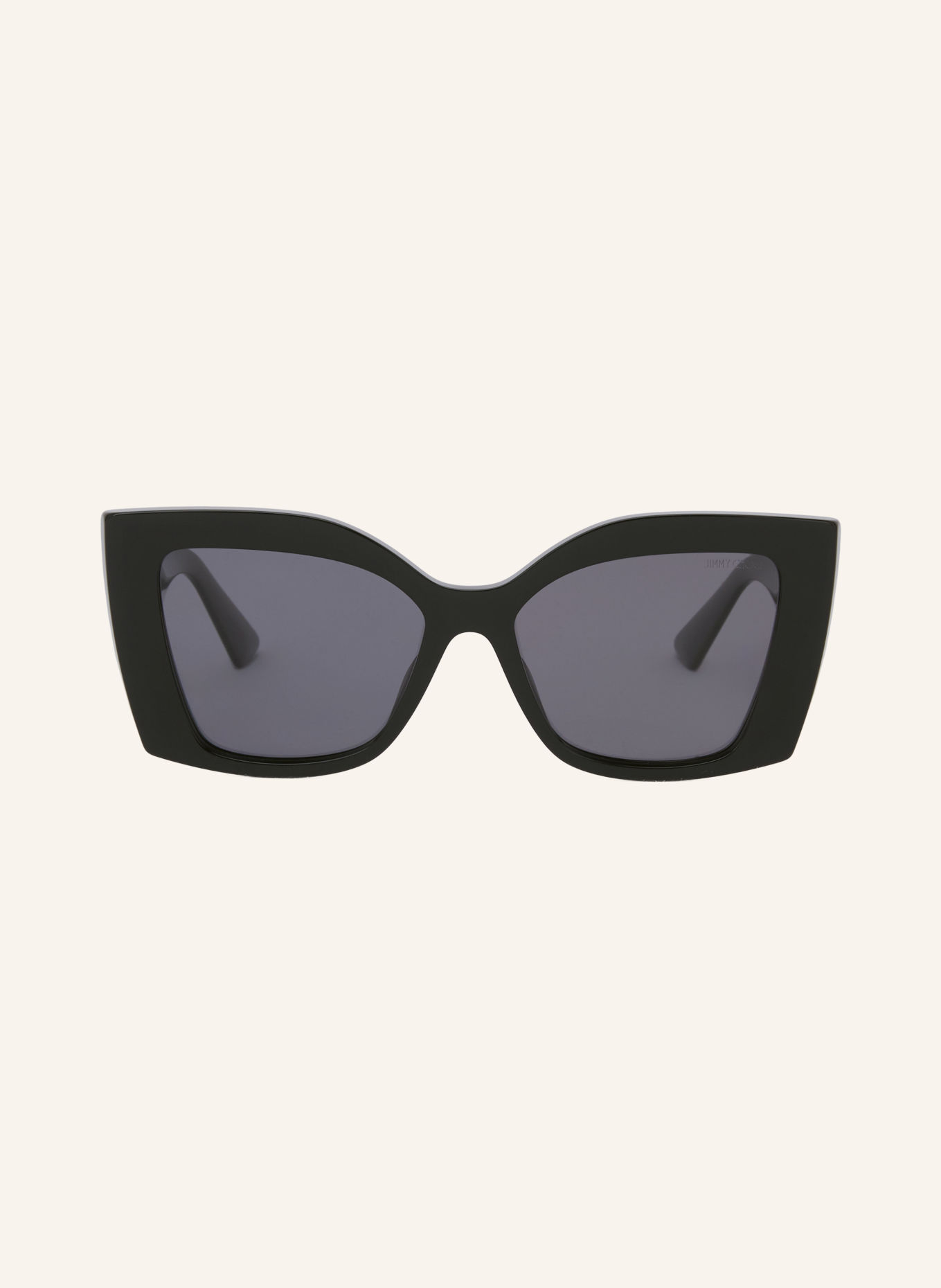 JIMMY CHOO JC5074U Sunglasses: BLACK/DARK GRAY POLARIZED