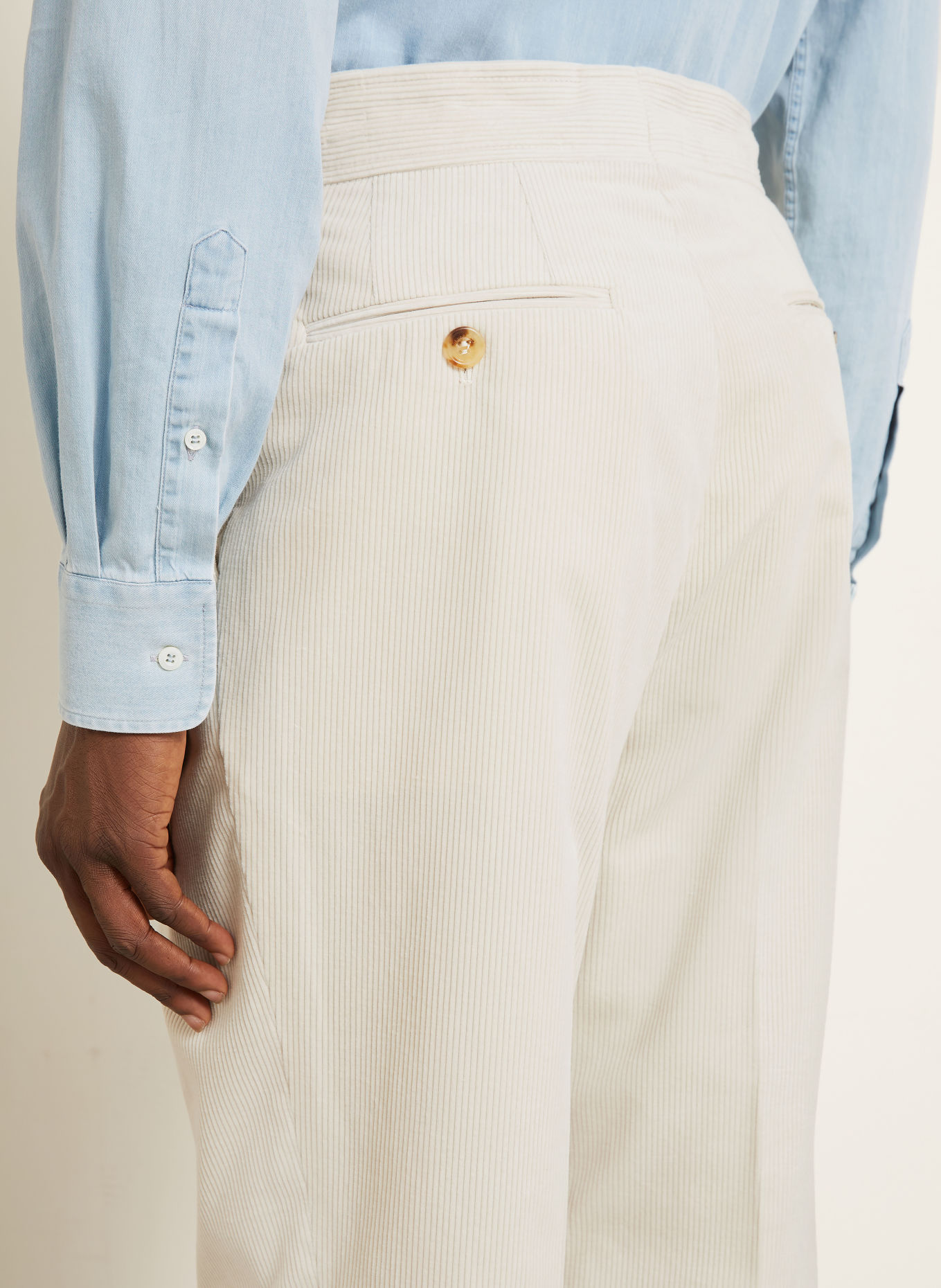 BRUNELLO CUCINELLI Corduroy Pants, Extra Slim Fit: BEIGE
