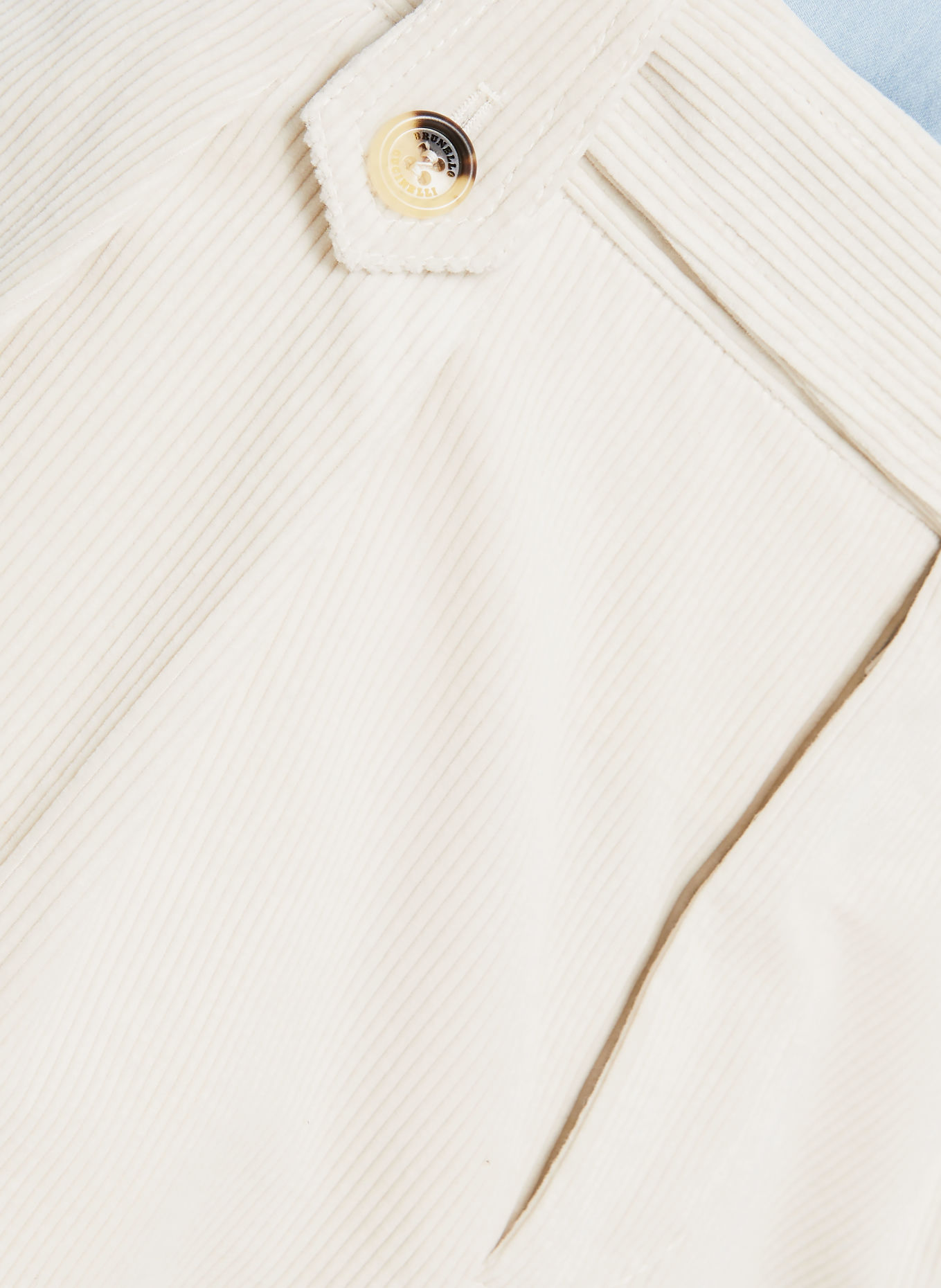 BRUNELLO CUCINELLI Corduroy Pants, Extra Slim Fit: BEIGE