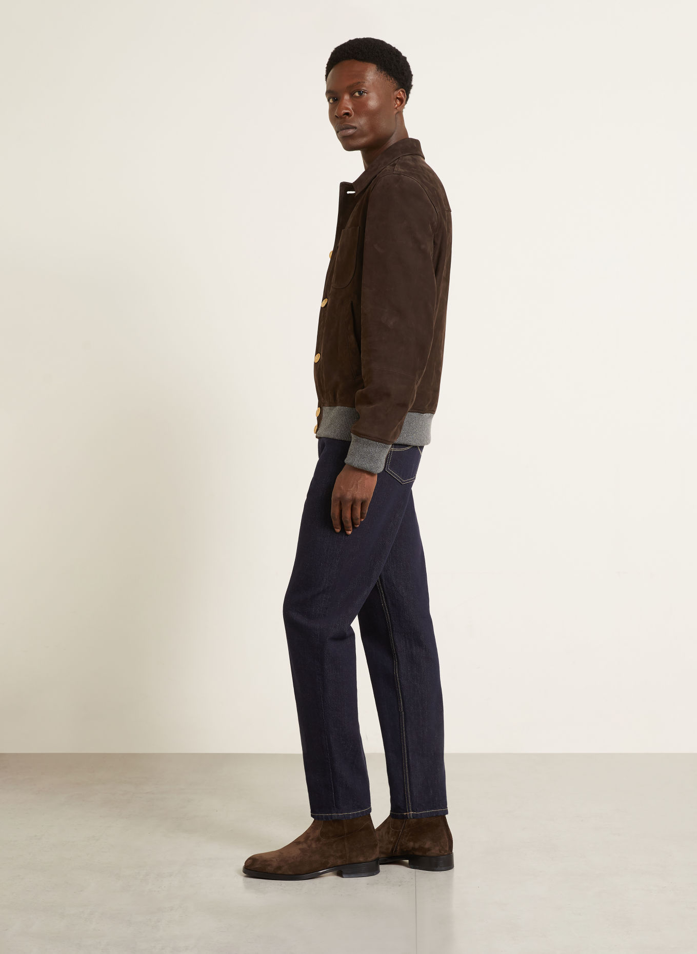 BRUNELLO CUCINELLI Iconic Fit Jeans: C001 Blue denim