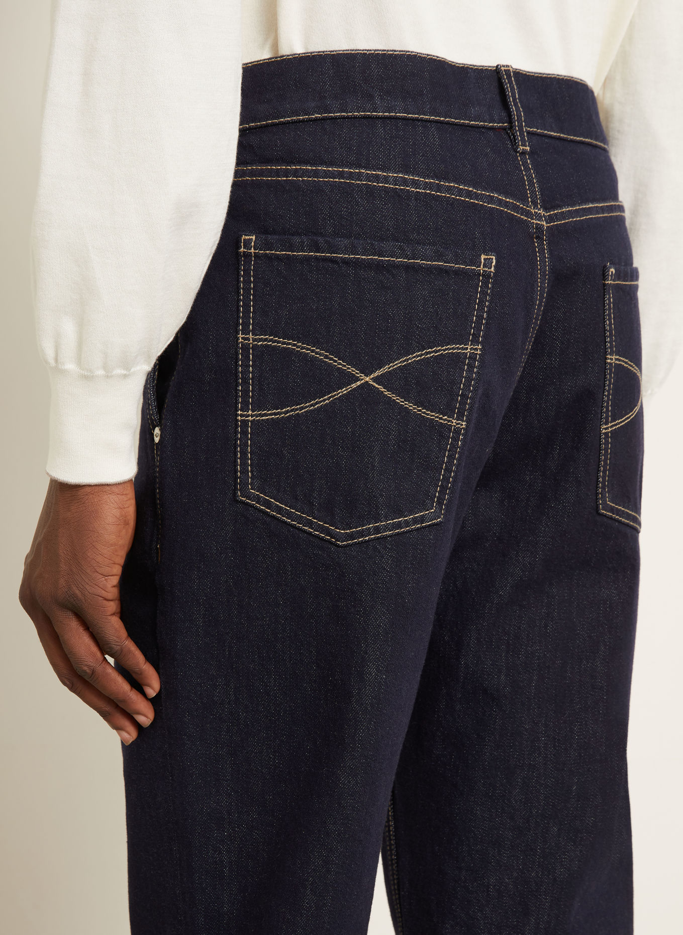 BRUNELLO CUCINELLI Iconic Fit Jeans: C001 Blue denim