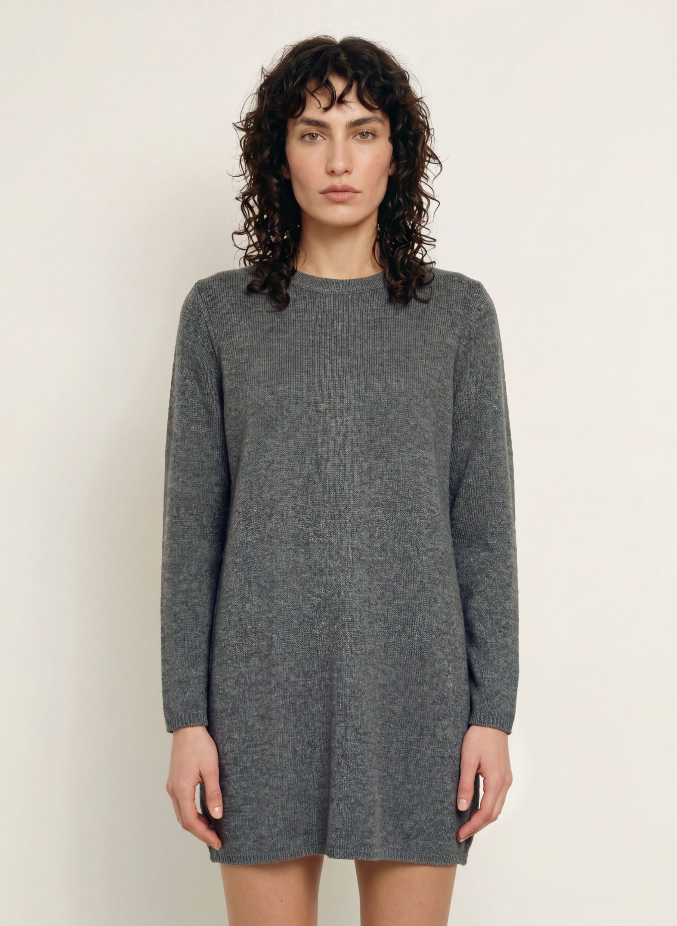 ba&sh ATESS Knit Dress: GRAY