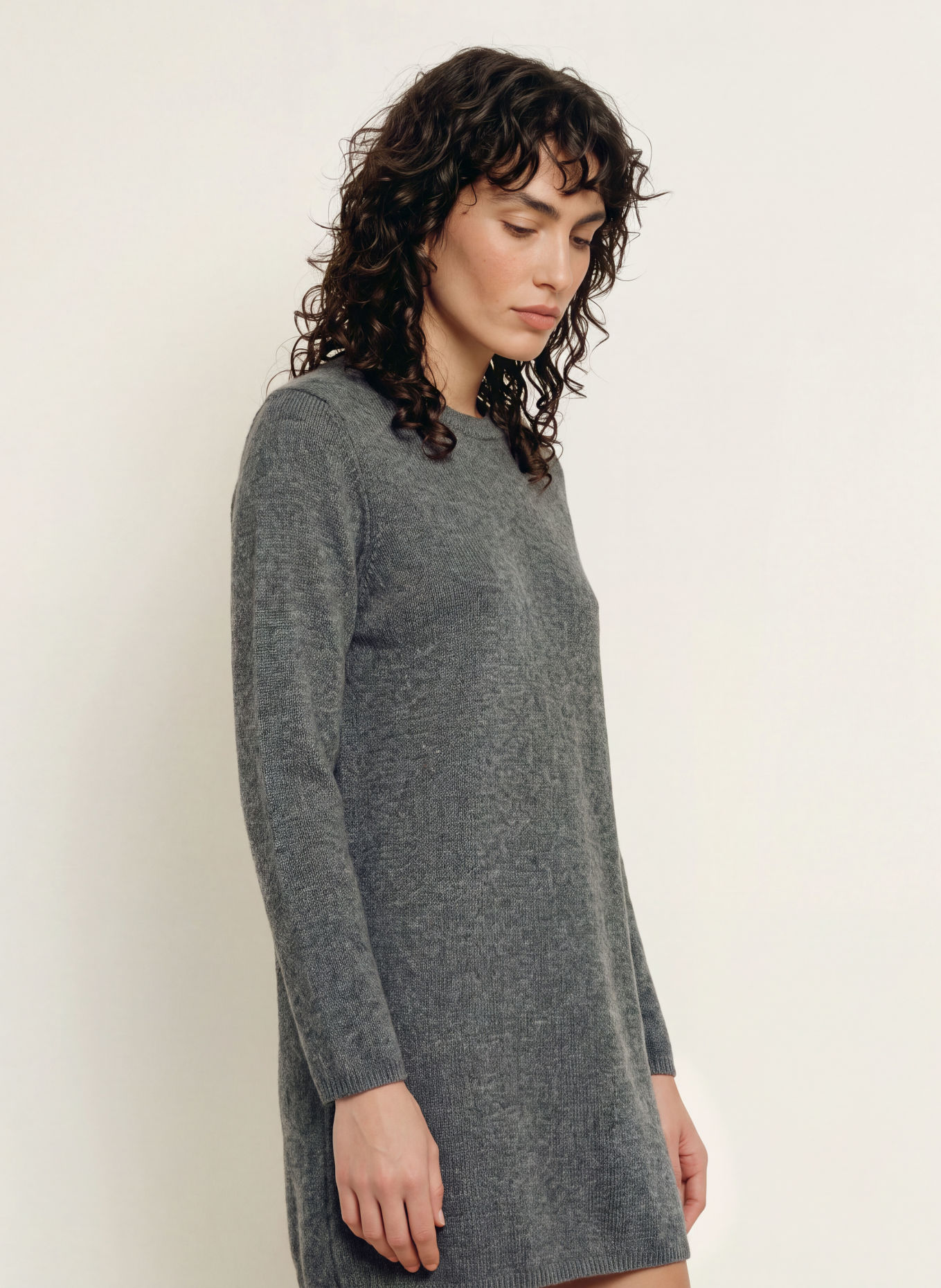 ba&sh ATESS Knit Dress: GRAY