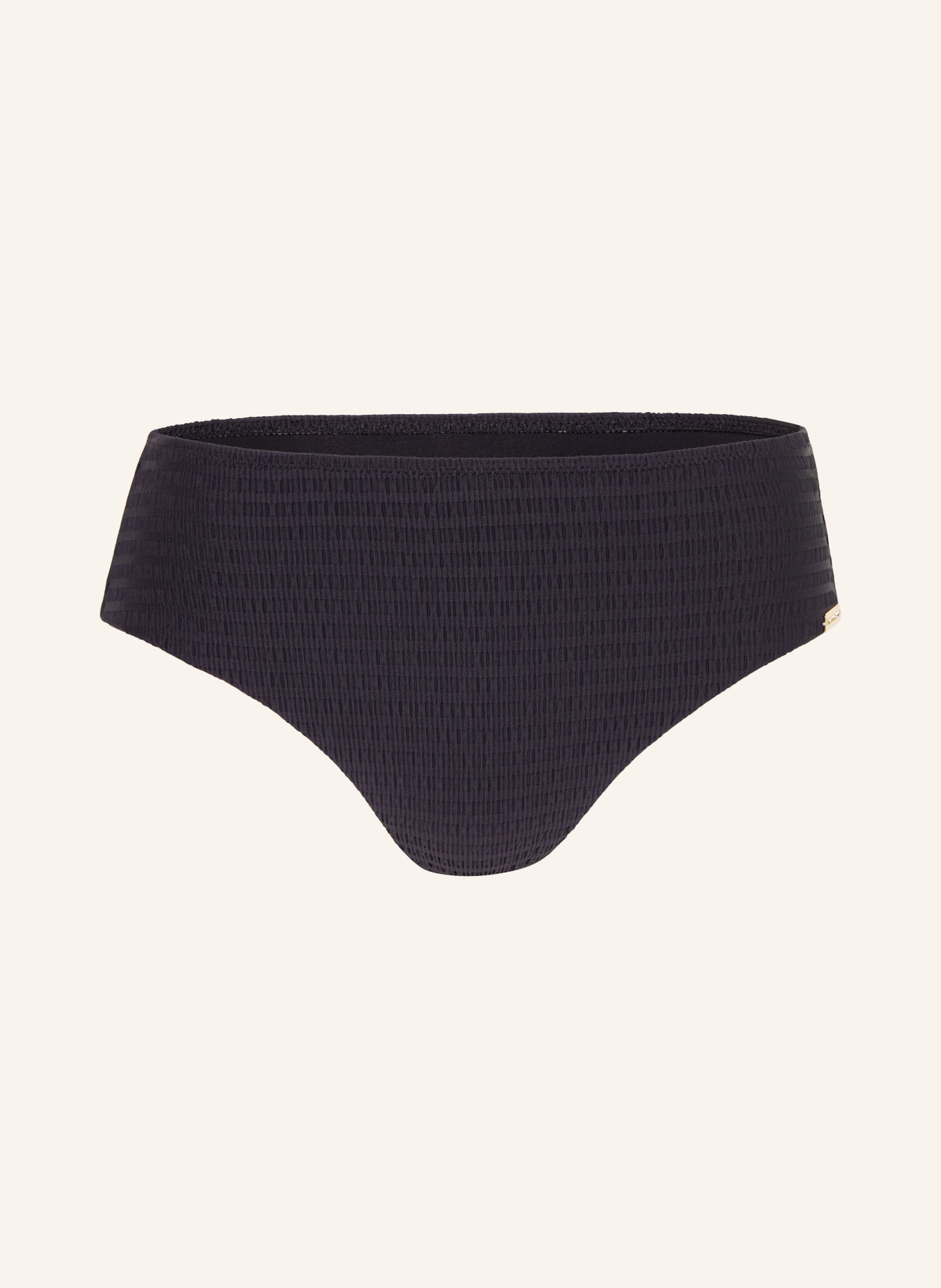 watercult ESSENTIAL TWIST High-waist bikini bottoms: BLACK