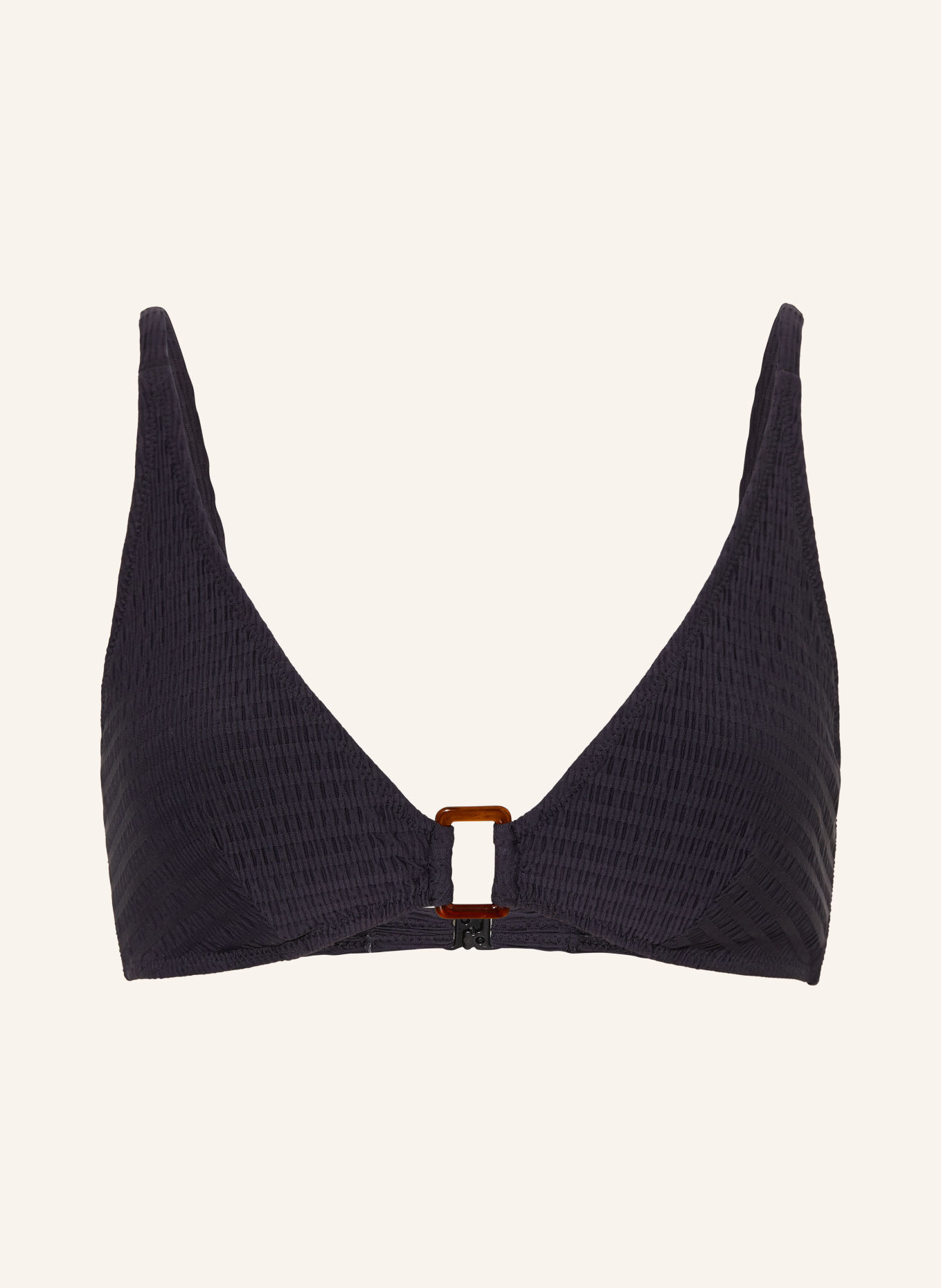 watercult Underwire bikini top ESSENTIAL TWIST: BLACK