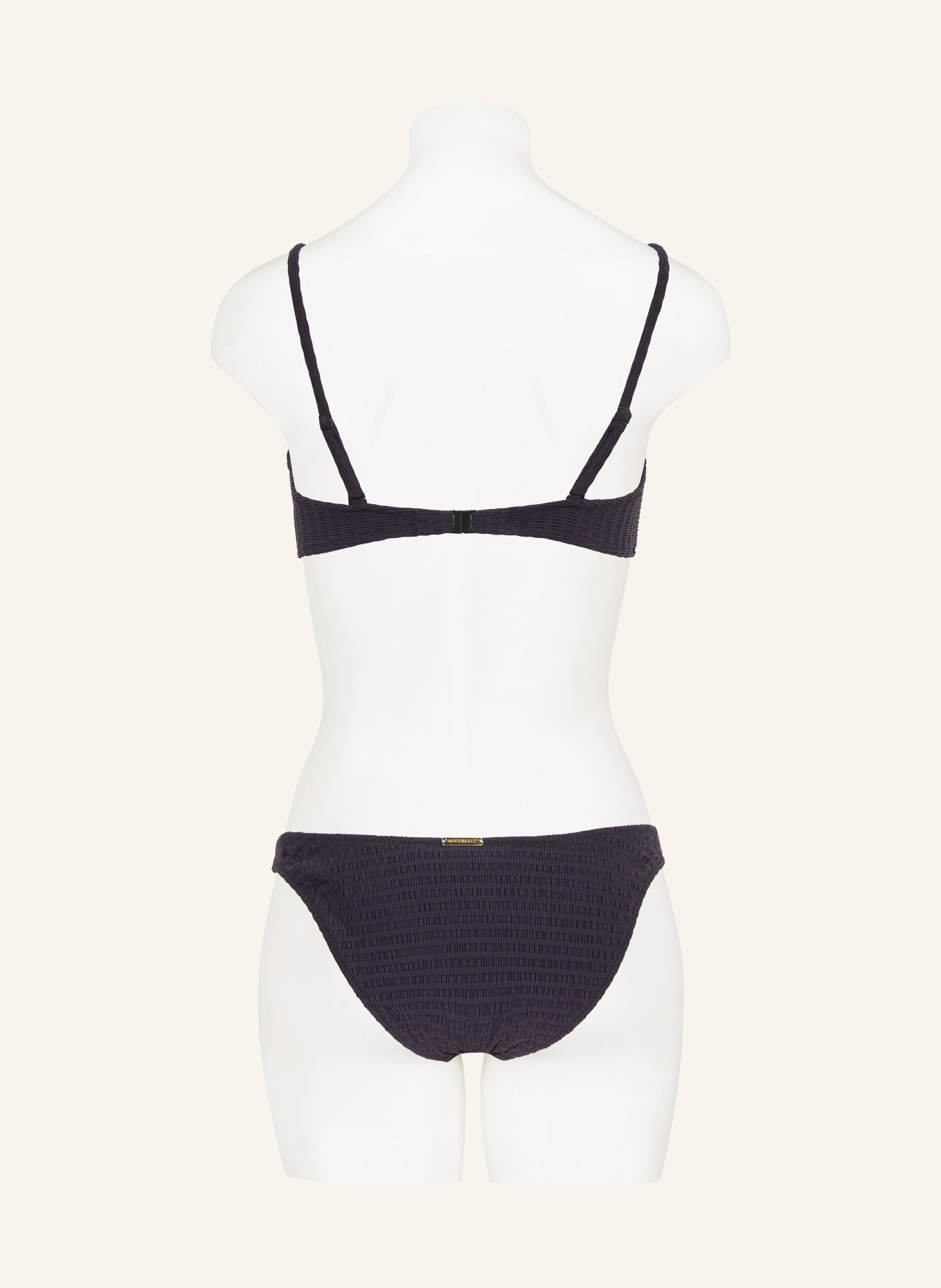 watercult ESSENTIAL TWIST Brazilian bikini bottoms: BLACK