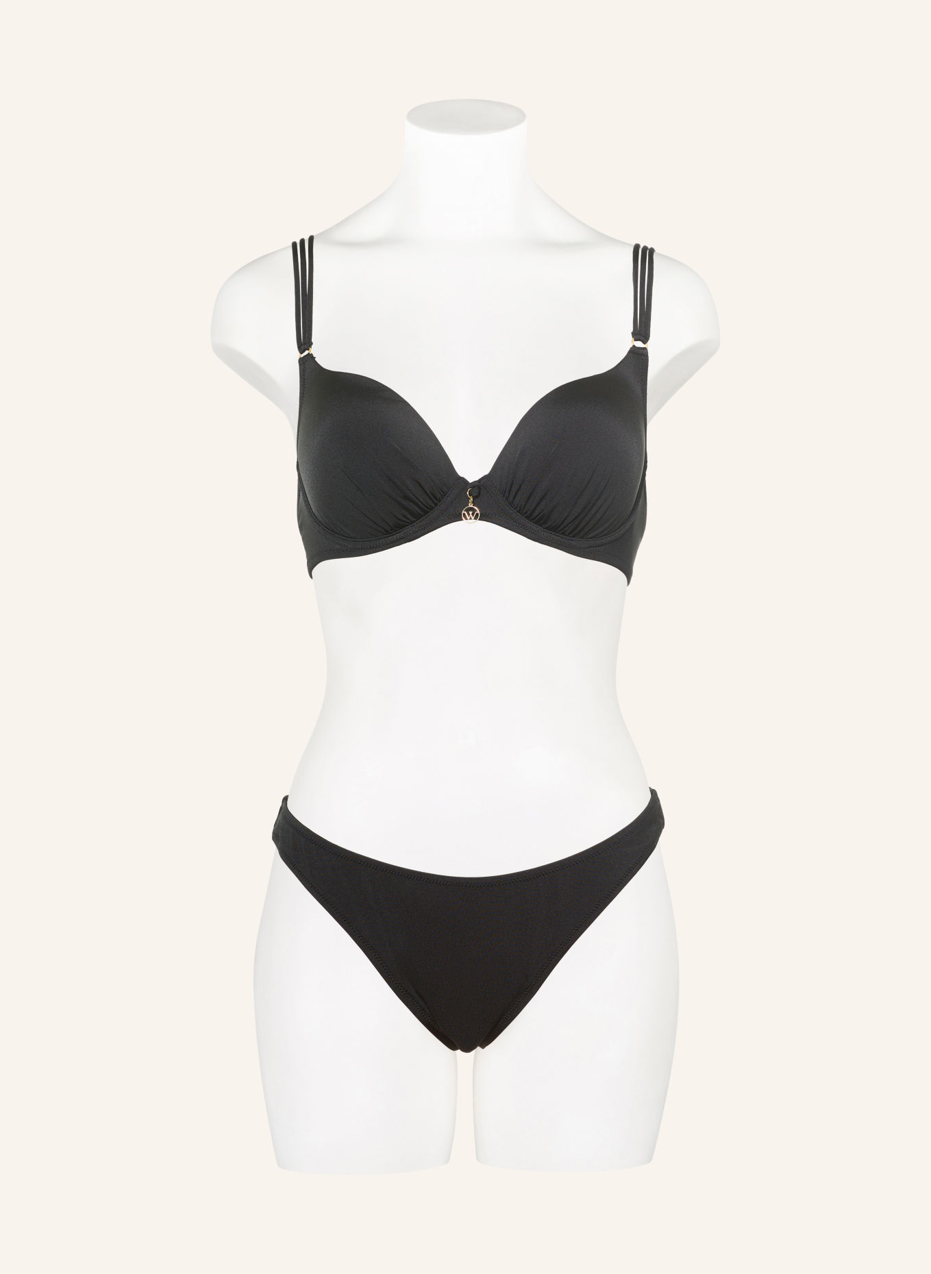 watercult Basic bikini bottoms SOFT SCULPT: BLACK