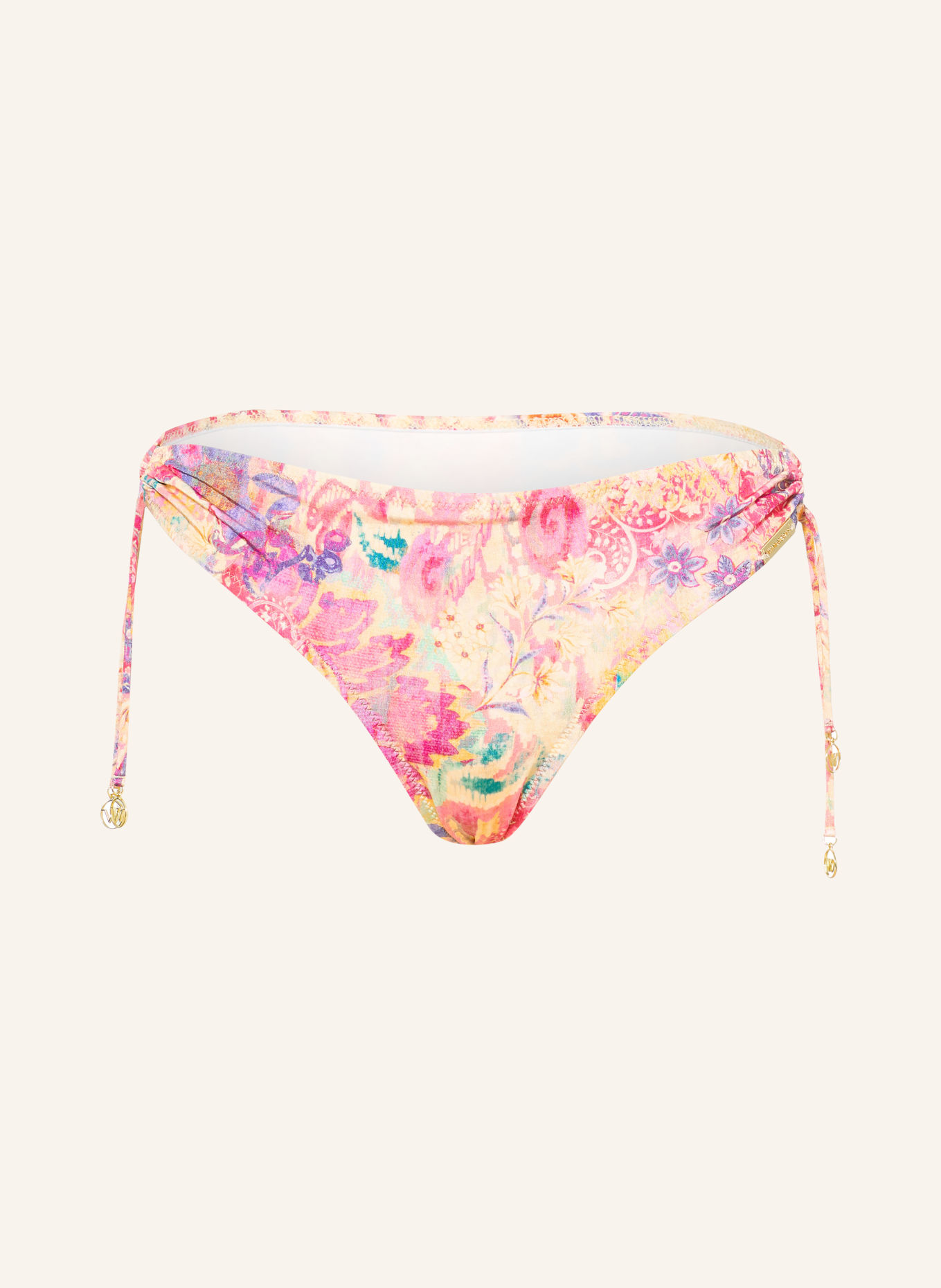 watercult Basic bikini bottoms ORNAMENT DRIFT: DARK YELLOW / PURPLE / PINK
