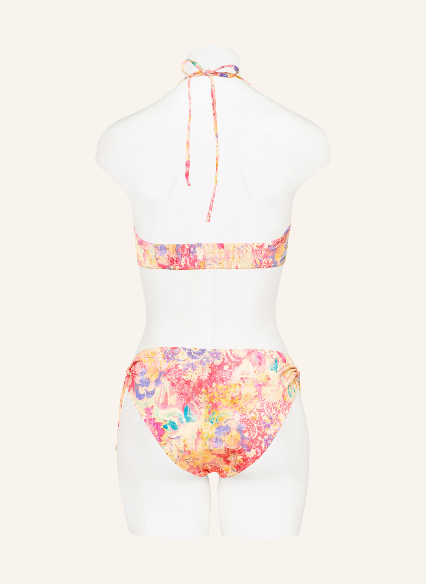 watercult Basic bikini bottoms ORNAMENT DRIFT: DARK YELLOW / PURPLE / PINK