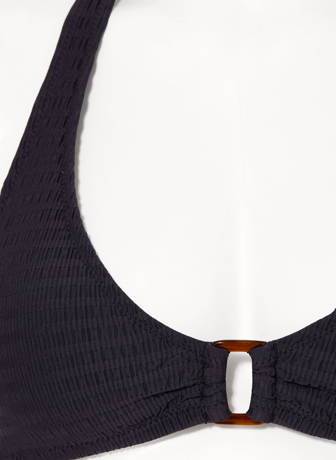 watercult ESSENTIEL TWIST Halterneck bikini top: BLACK