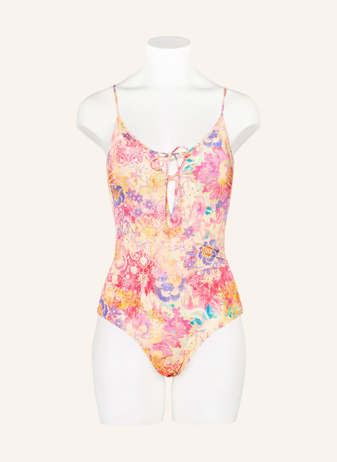 watercult ORNAMENT DRIFT Swimsuit: DARK YELLOW / PURPLE / PINK
