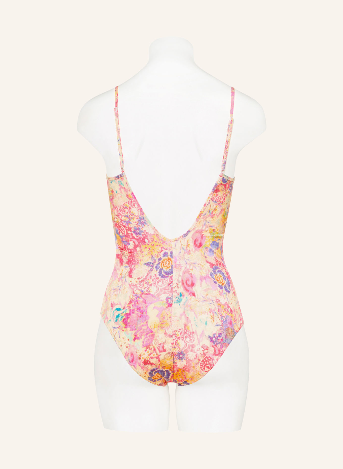 watercult ORNAMENT DRIFT Swimsuit: DARK YELLOW / PURPLE / PINK