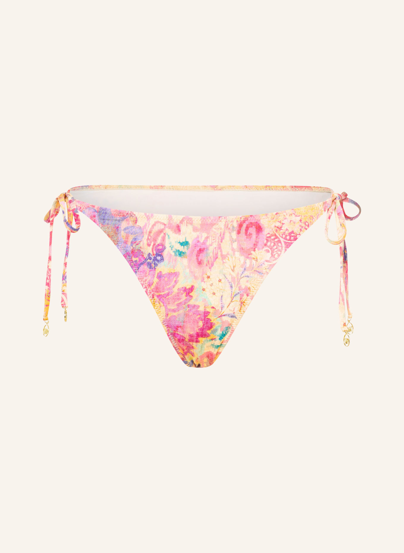watercult Triangle bikini bottoms ORNAMENT DRIFT: DARK YELLOW / PURPLE / PINK