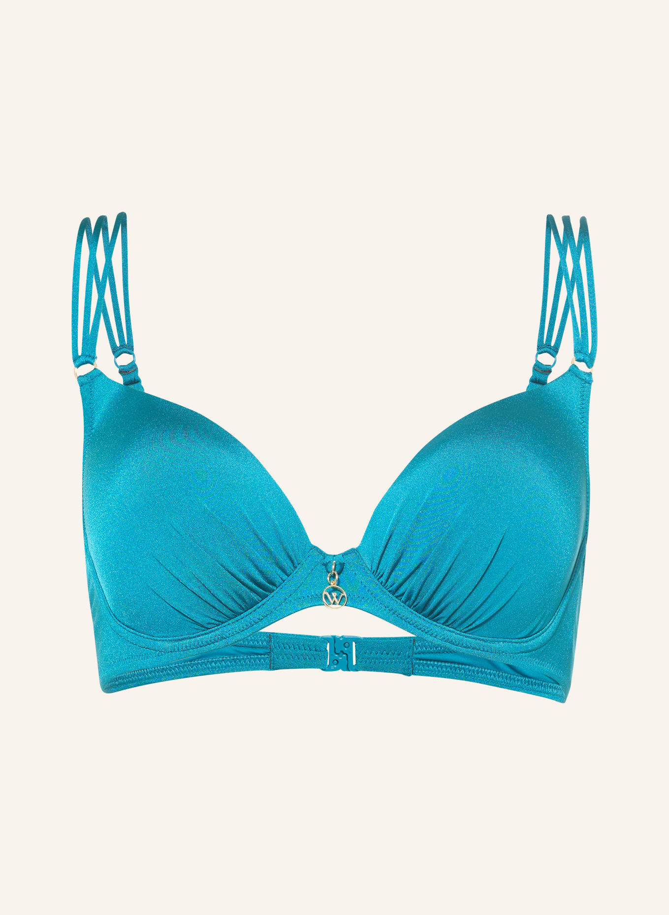 watercult Underwire bikini top SOFT SCULPT: TEAL
