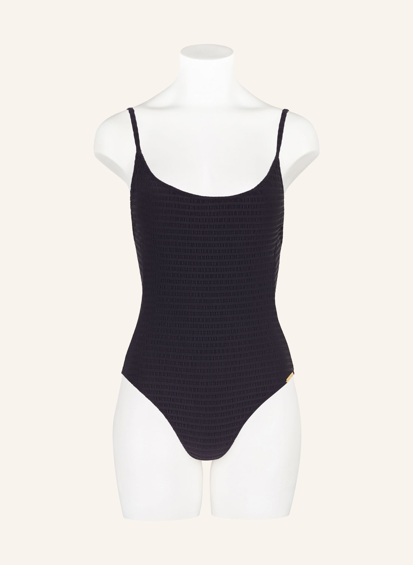 watercult ESSENTIAL TWIST Swimsuit: BLACK