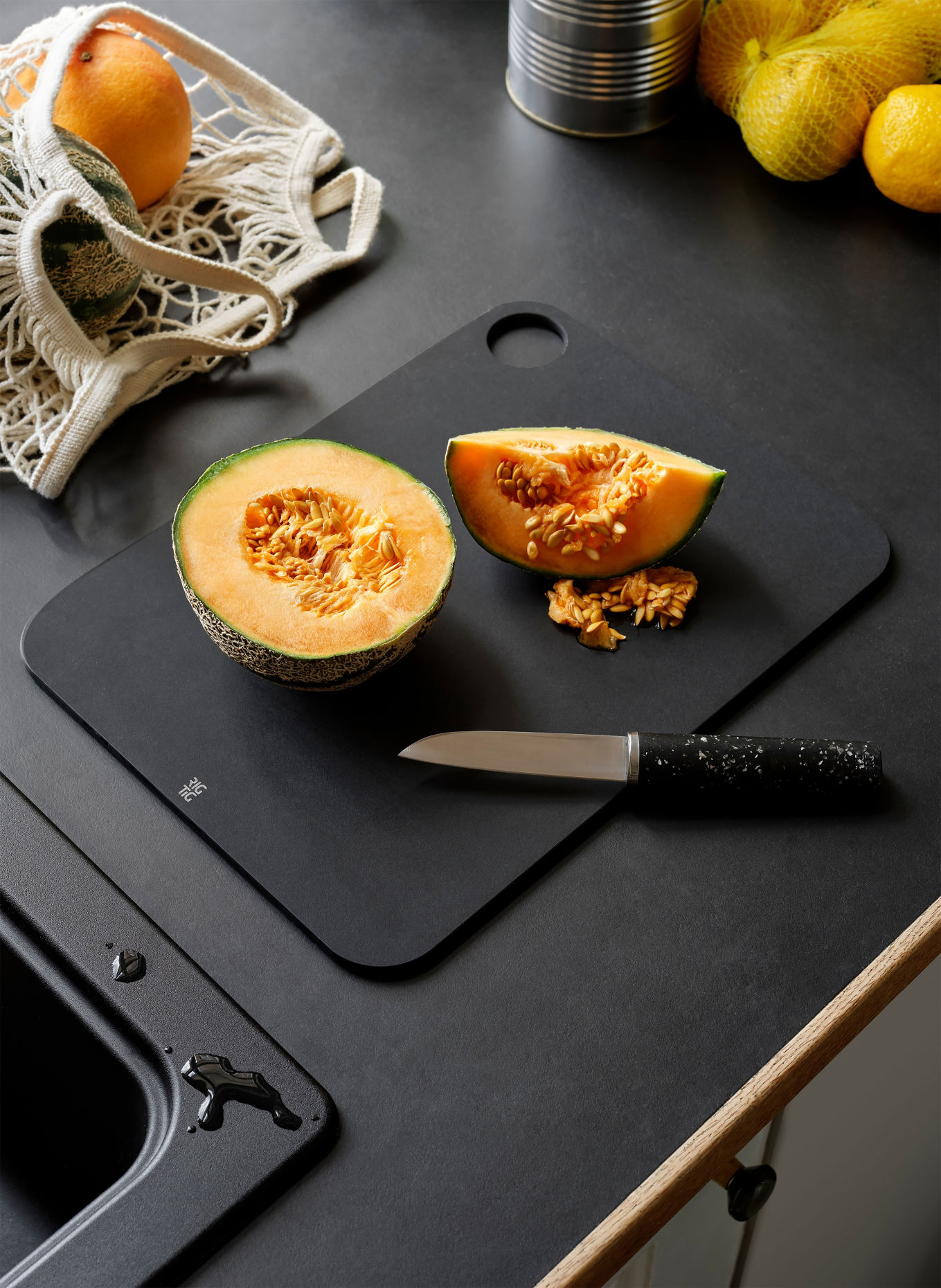 stelton Planche à découper CUT-IT: NOIR