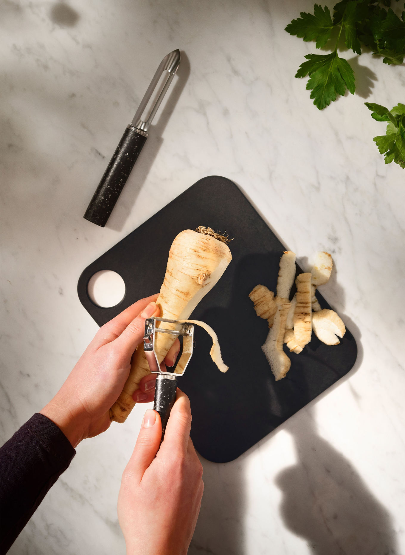 stelton CUT-IT Cutting Board: BLACK