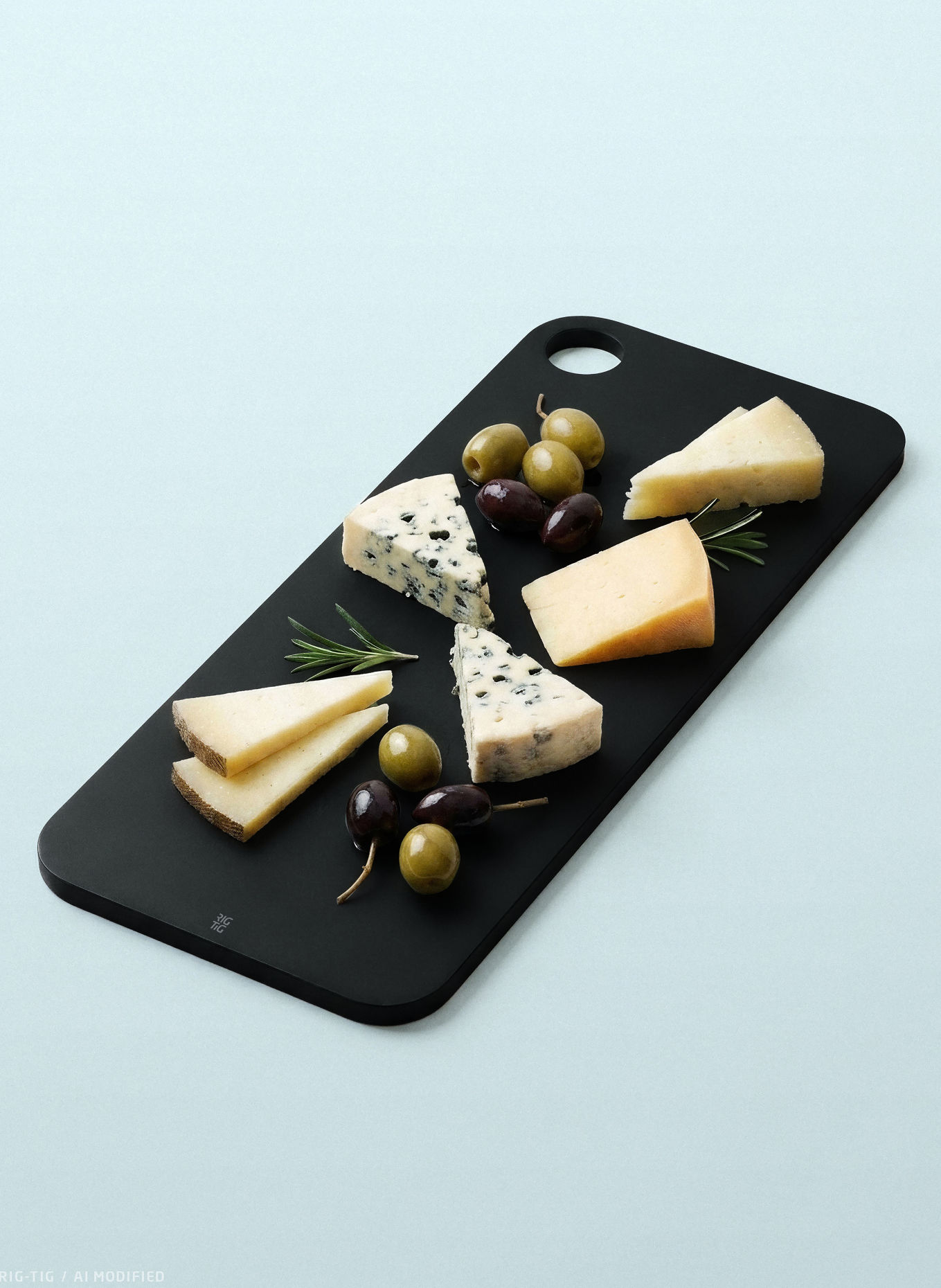stelton CUT-IT Serving Board: BLACK