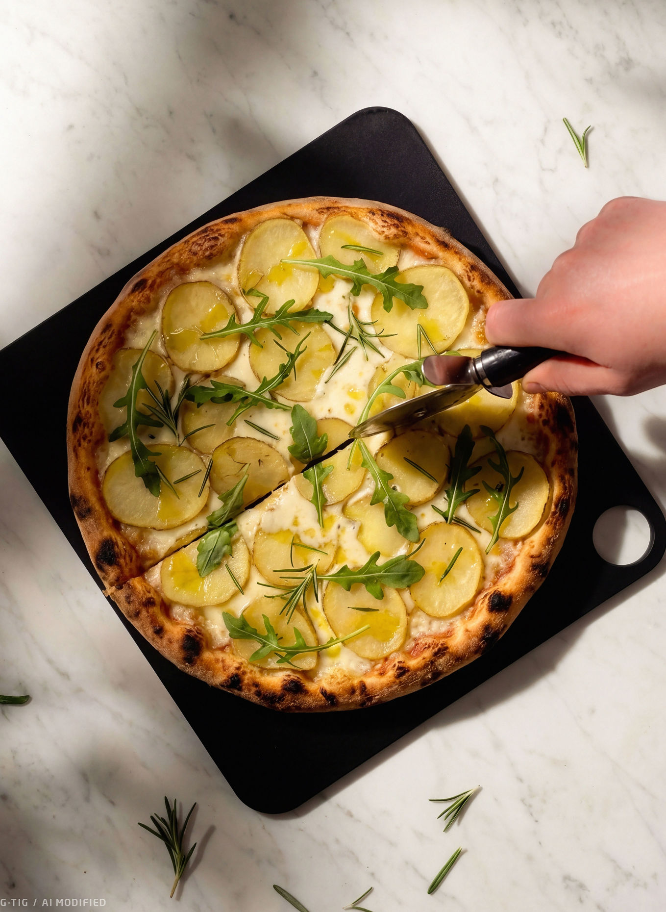 stelton CUT-IT Pizza Board: BLACK
