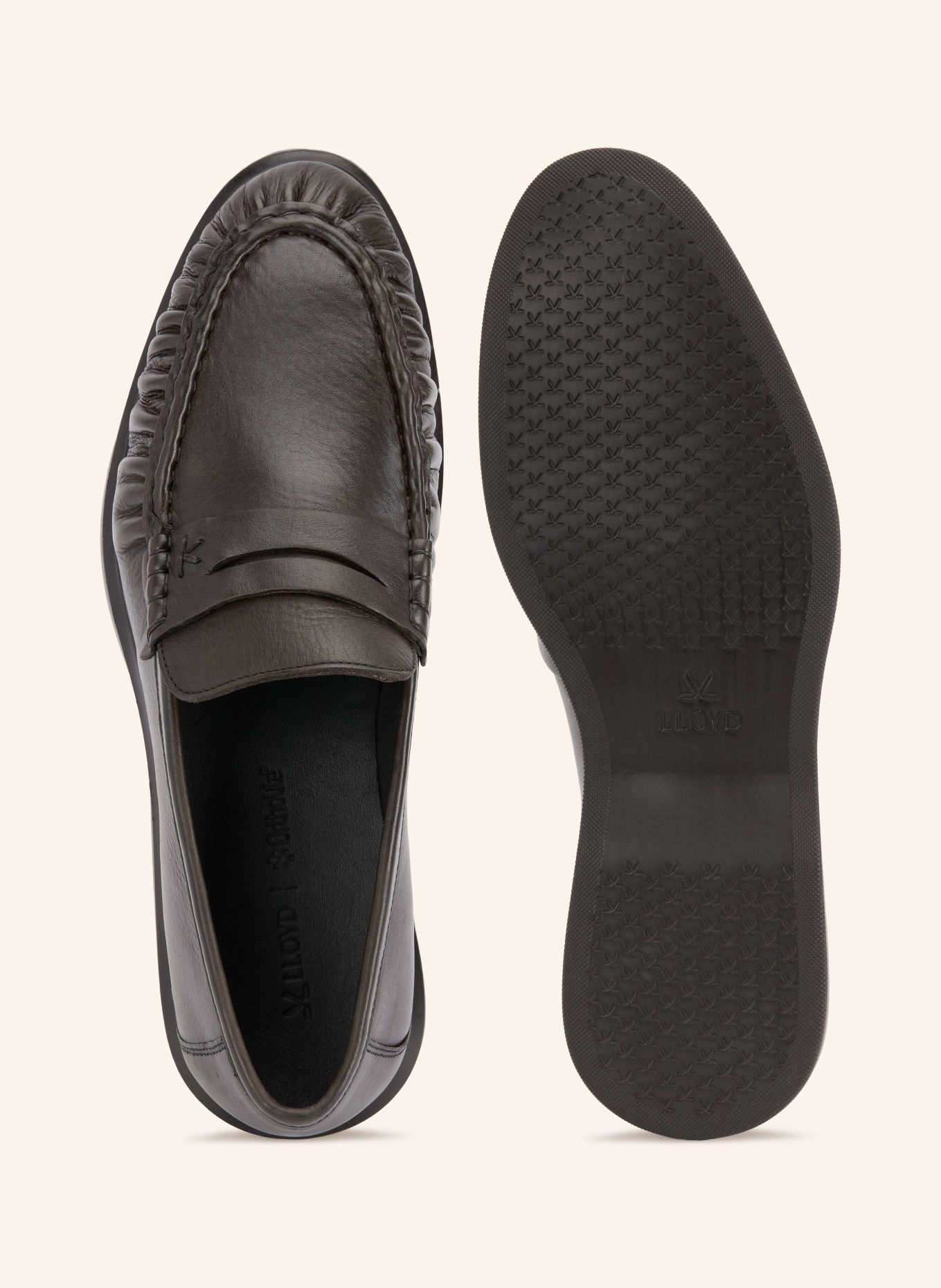 LLOYD Penny-Loafer N-STRIDE 240: DUNKELBRAUN