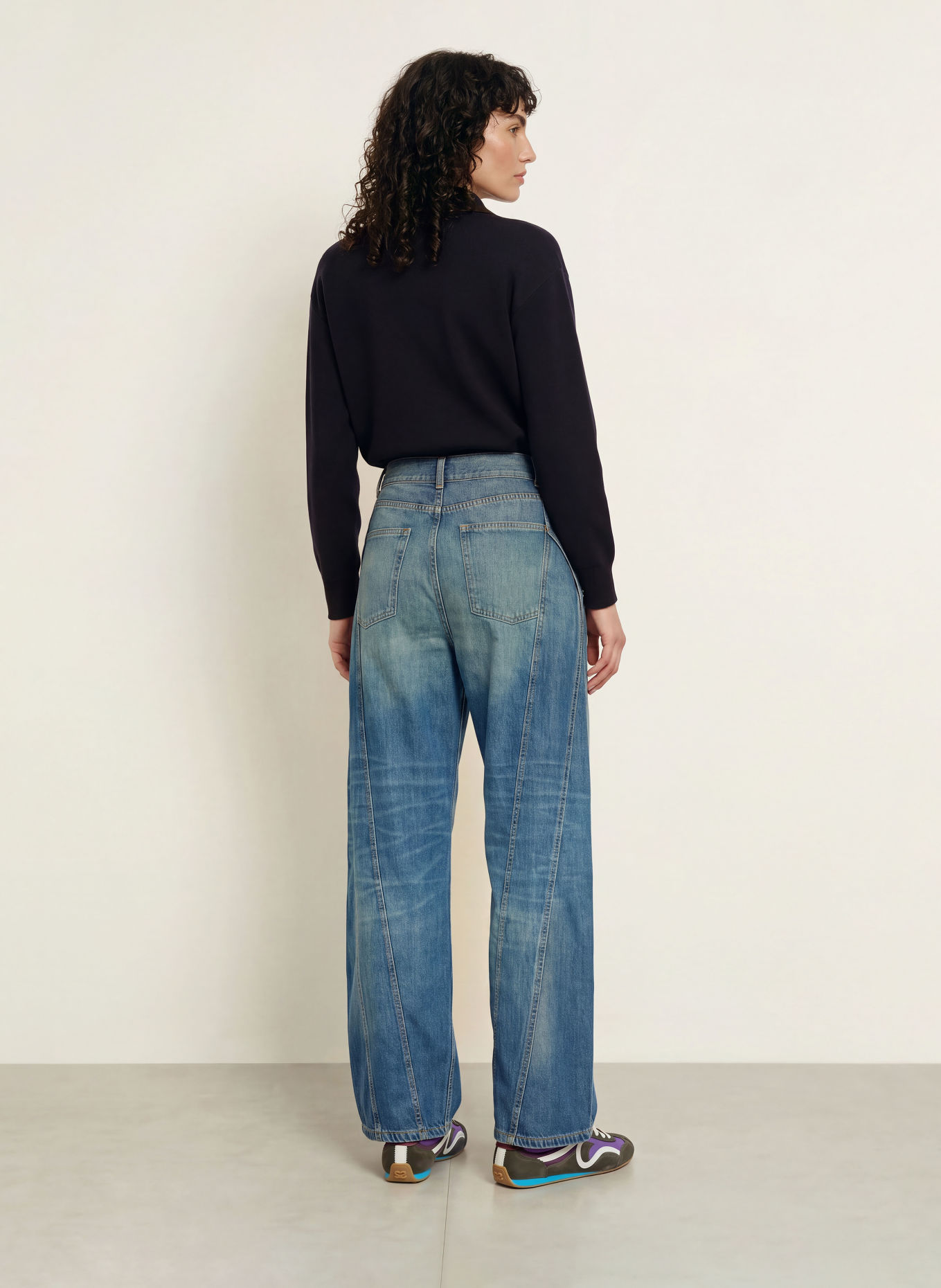 SANDRO Jeansy wide leg: 4785 BLUE JEAN