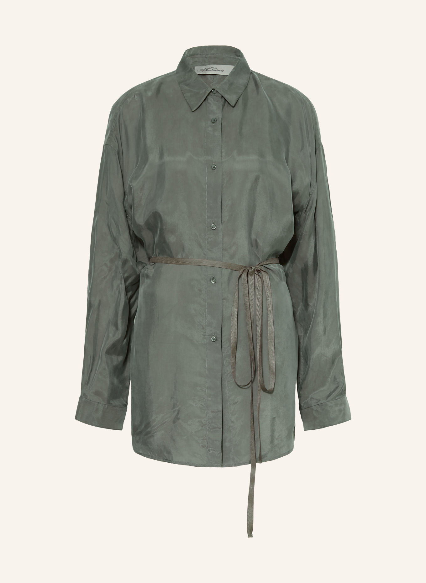 ALLSAINTS ILANA Shirt blouse: DARK GRAY