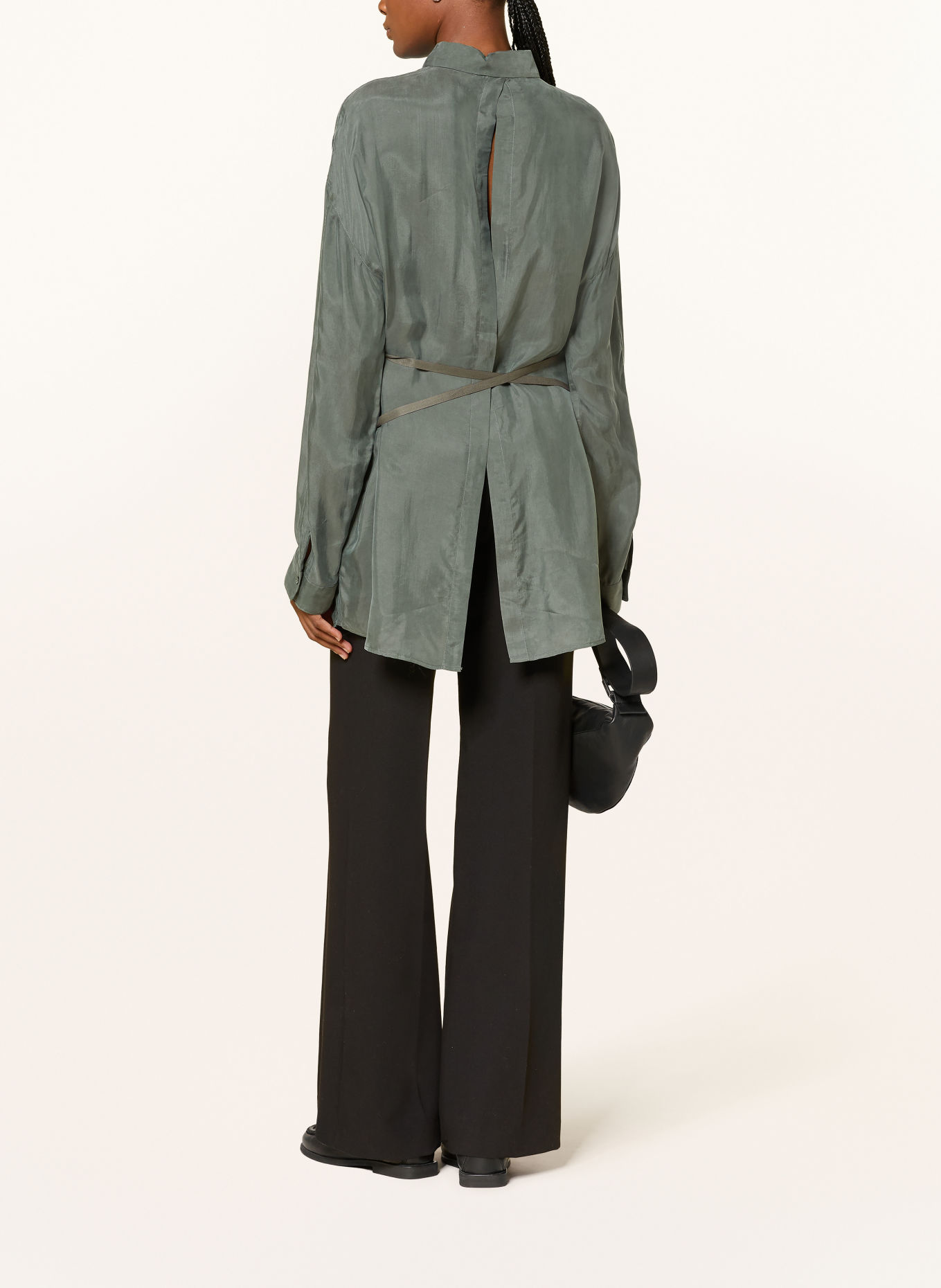 ALLSAINTS ILANA Shirt blouse: DARK GRAY