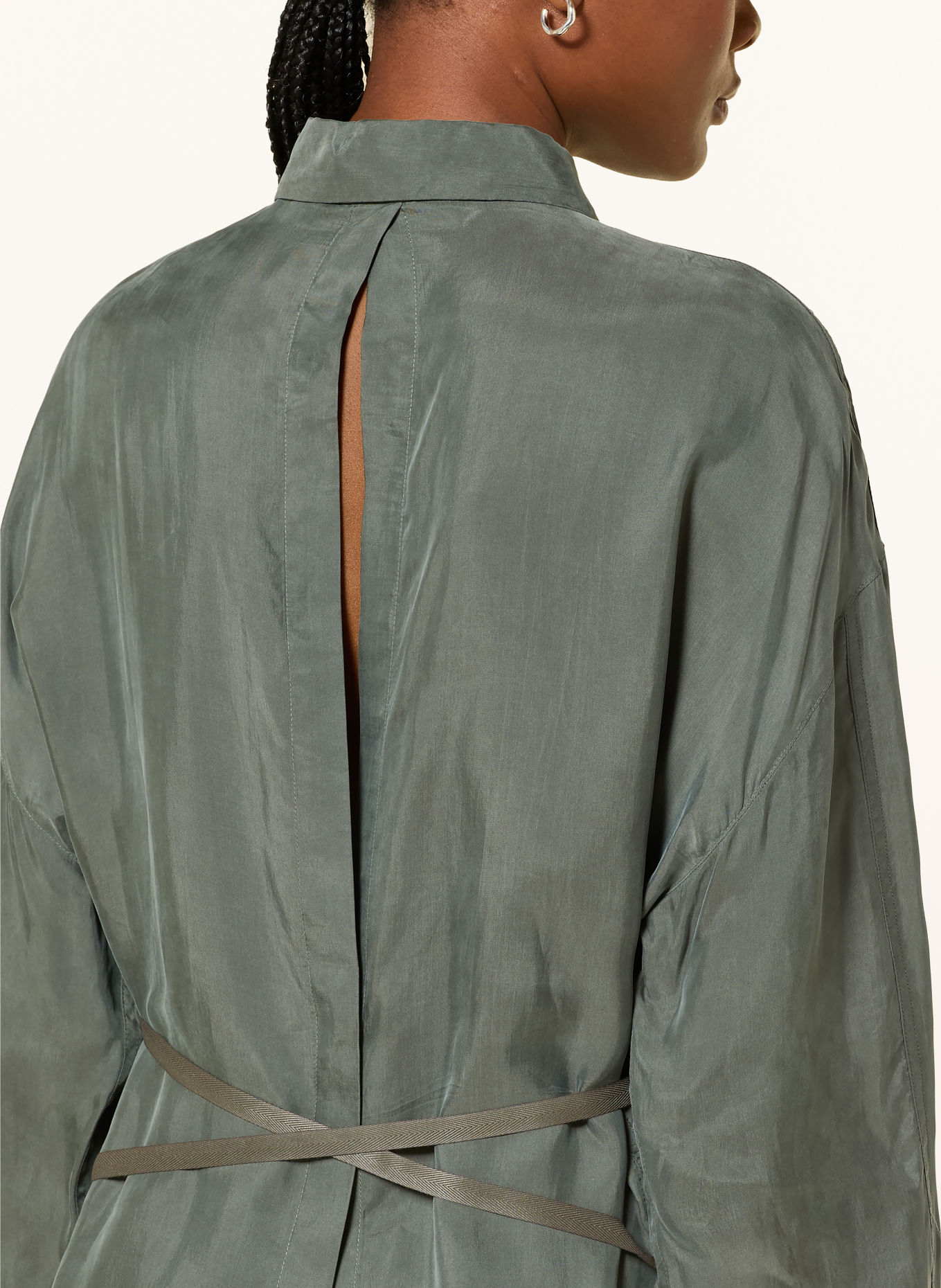 ALLSAINTS ILANA Shirt blouse: DARK GRAY