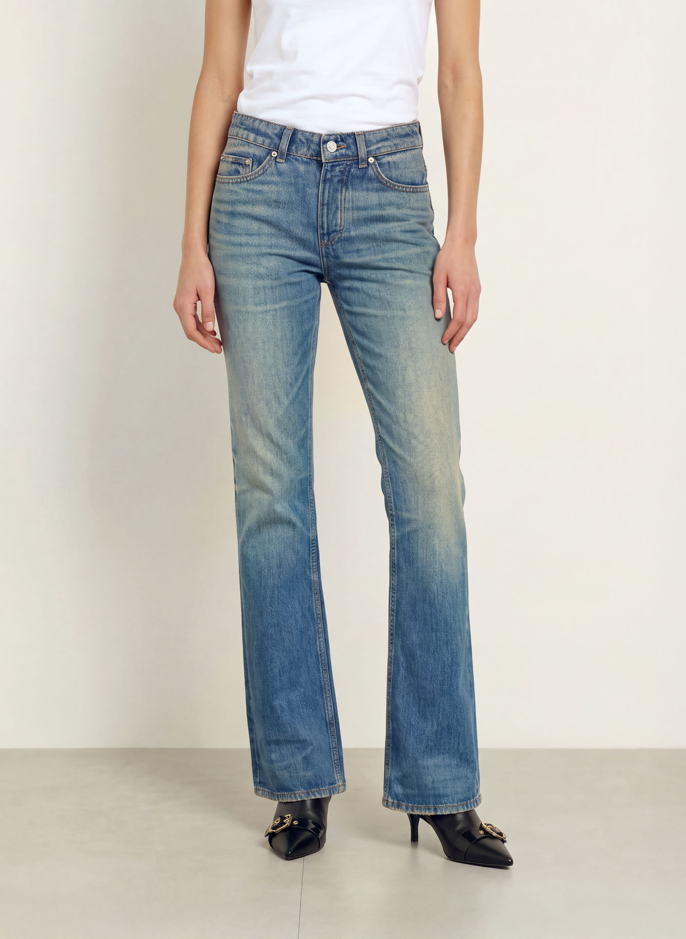 ALLSAINTS Blugi drepți NAT: 10635 TINT LIGHT INDIGO