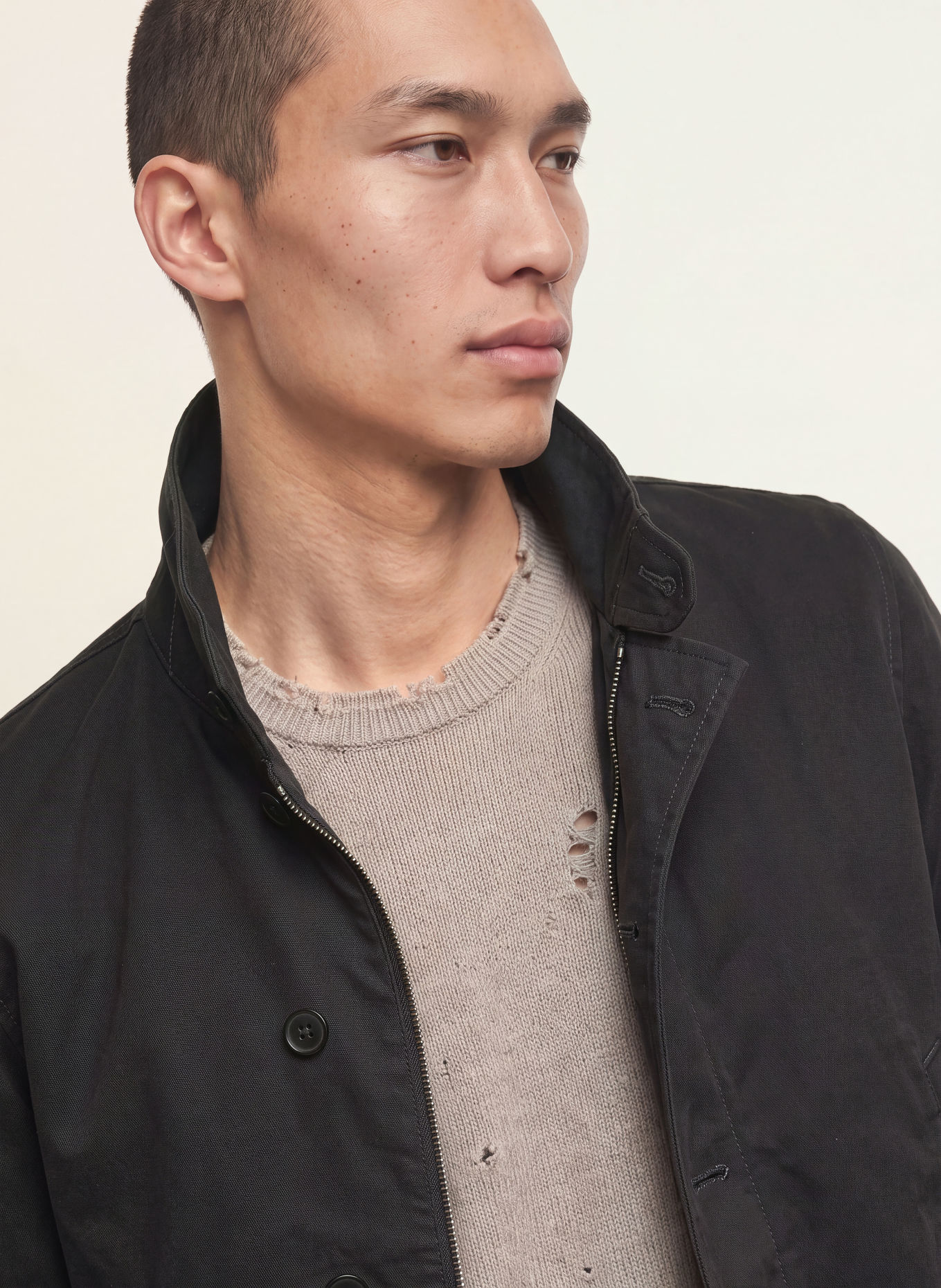 ALLSAINTS ENFIELD Jacket: BLACK
