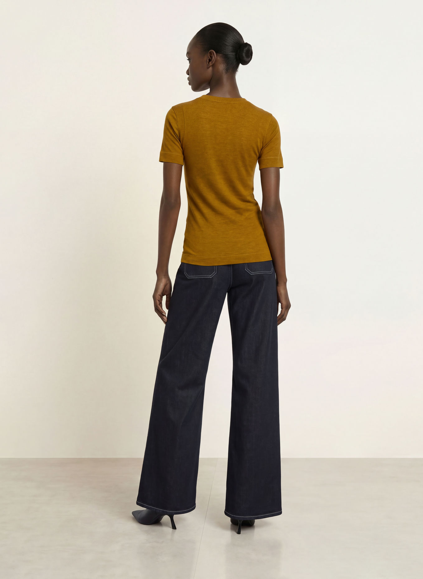 REISS Strickshirt DOTTY: OLIV
