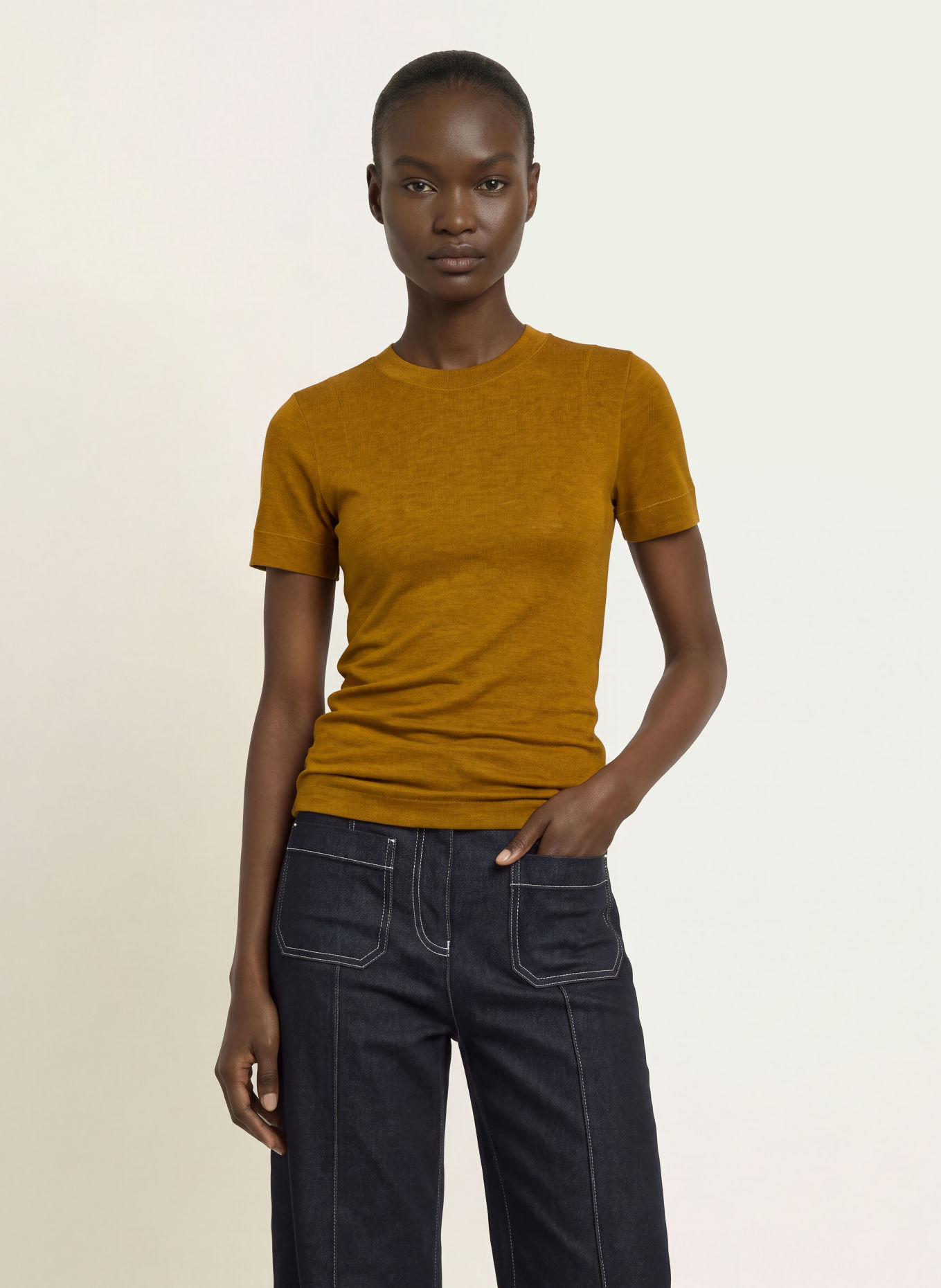 REISS Strickshirt DOTTY: OLIV