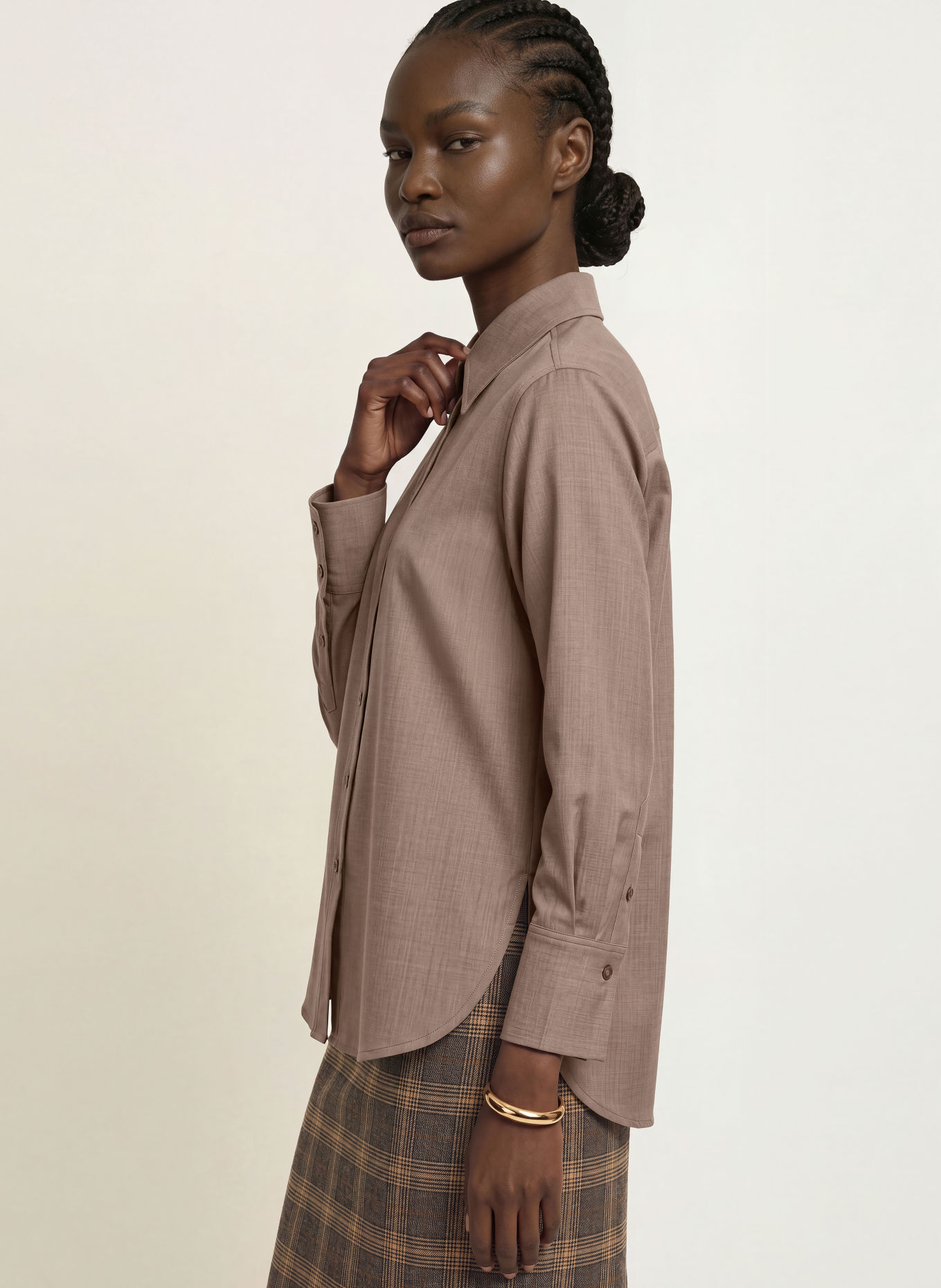 REISS Overhemdblouse ADIE: TAUPE