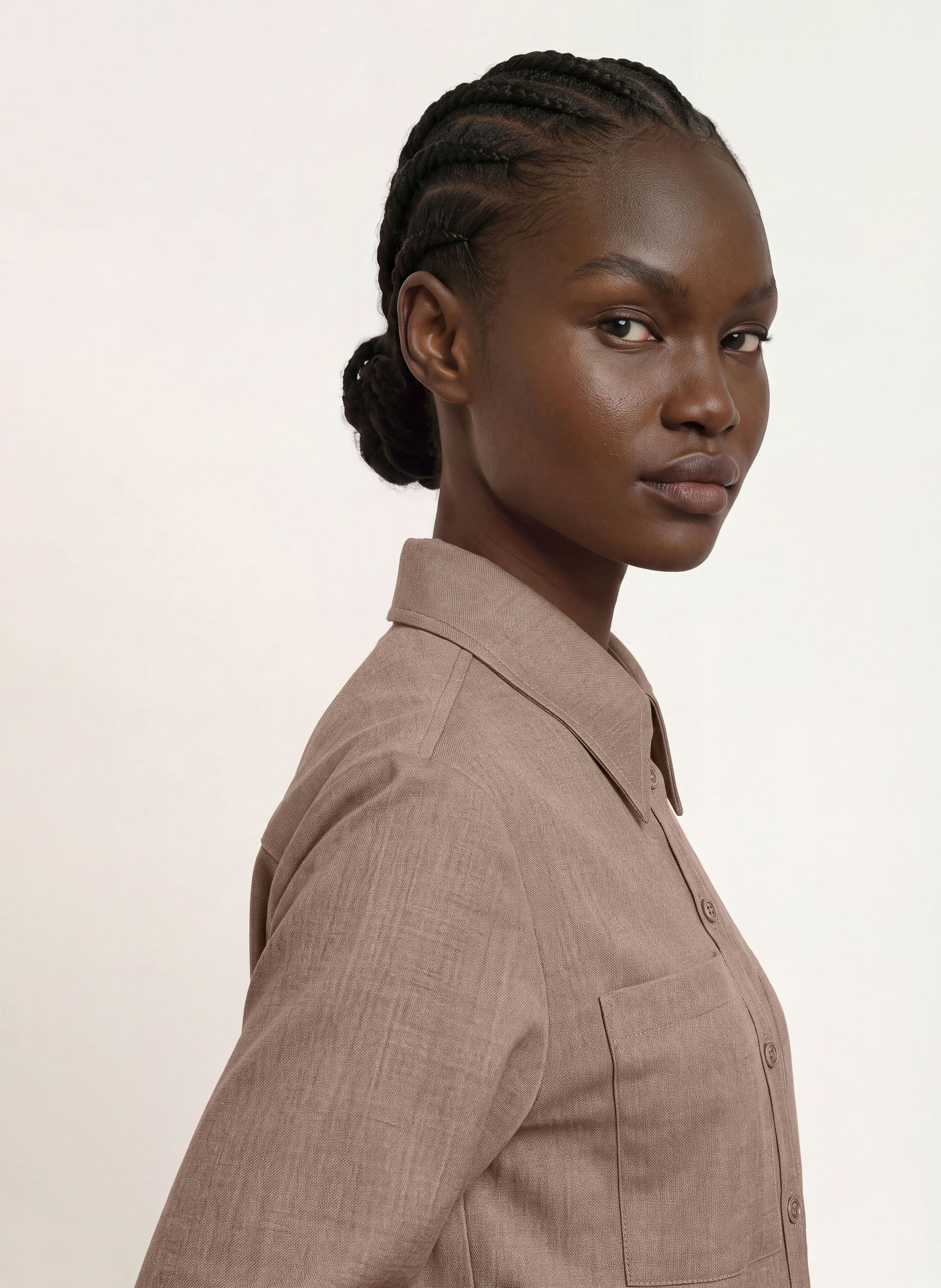REISS Overhemdblouse ADIE: TAUPE