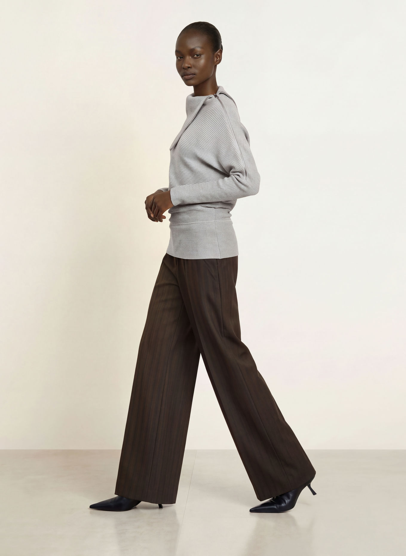 REISS LEENA Sweater: GRAY
