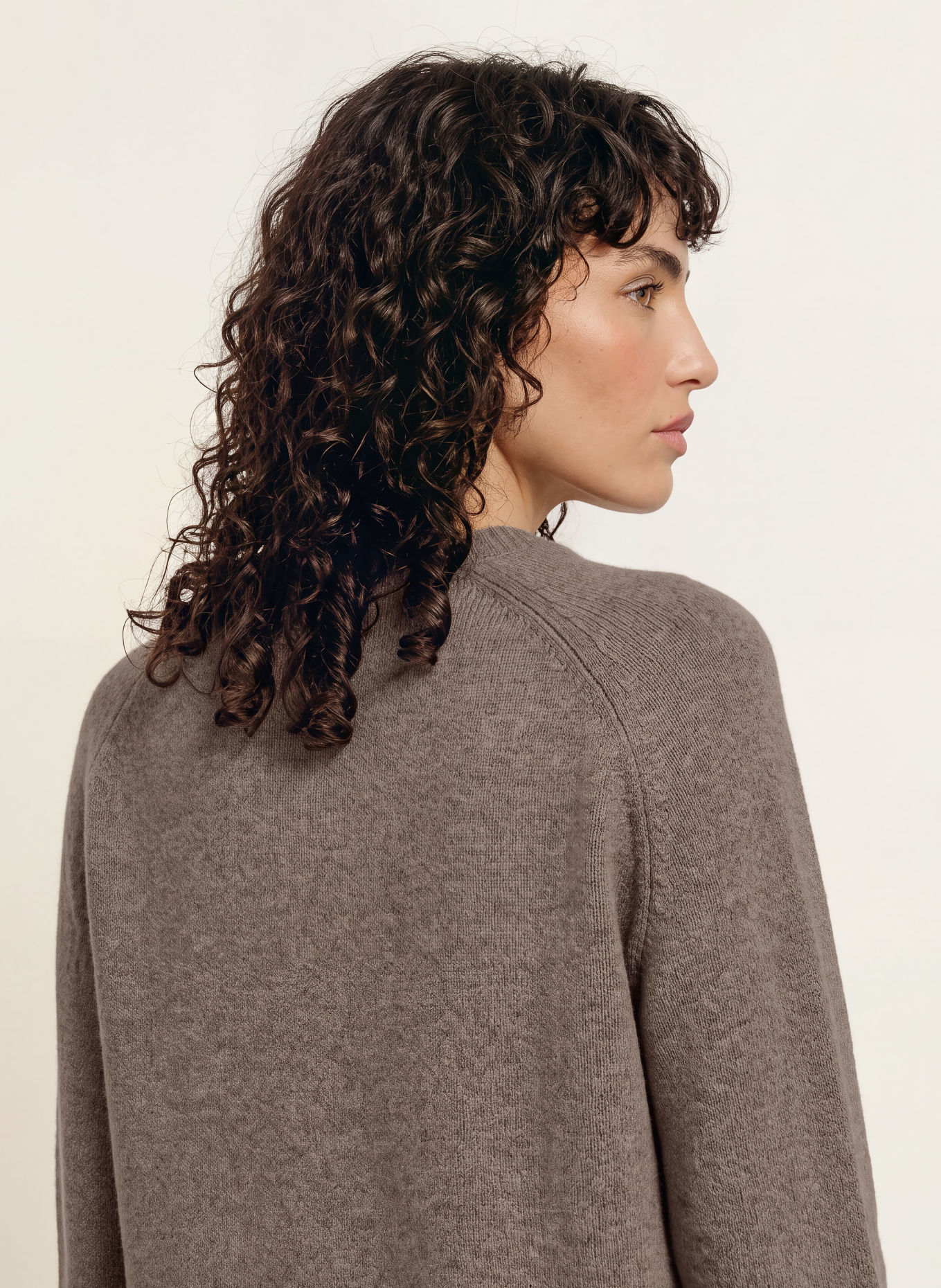 REISS RILEY Sweater: TAUPE