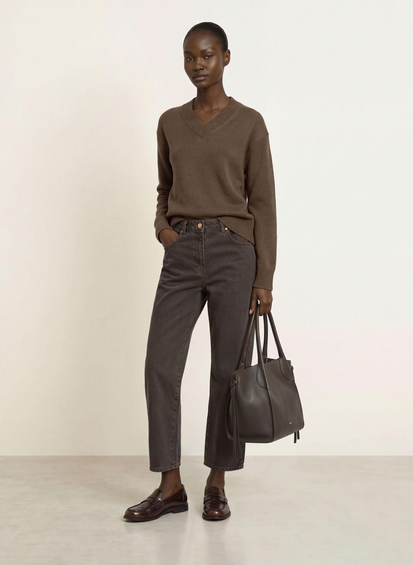 REISS Pullover MARI: KHAKI