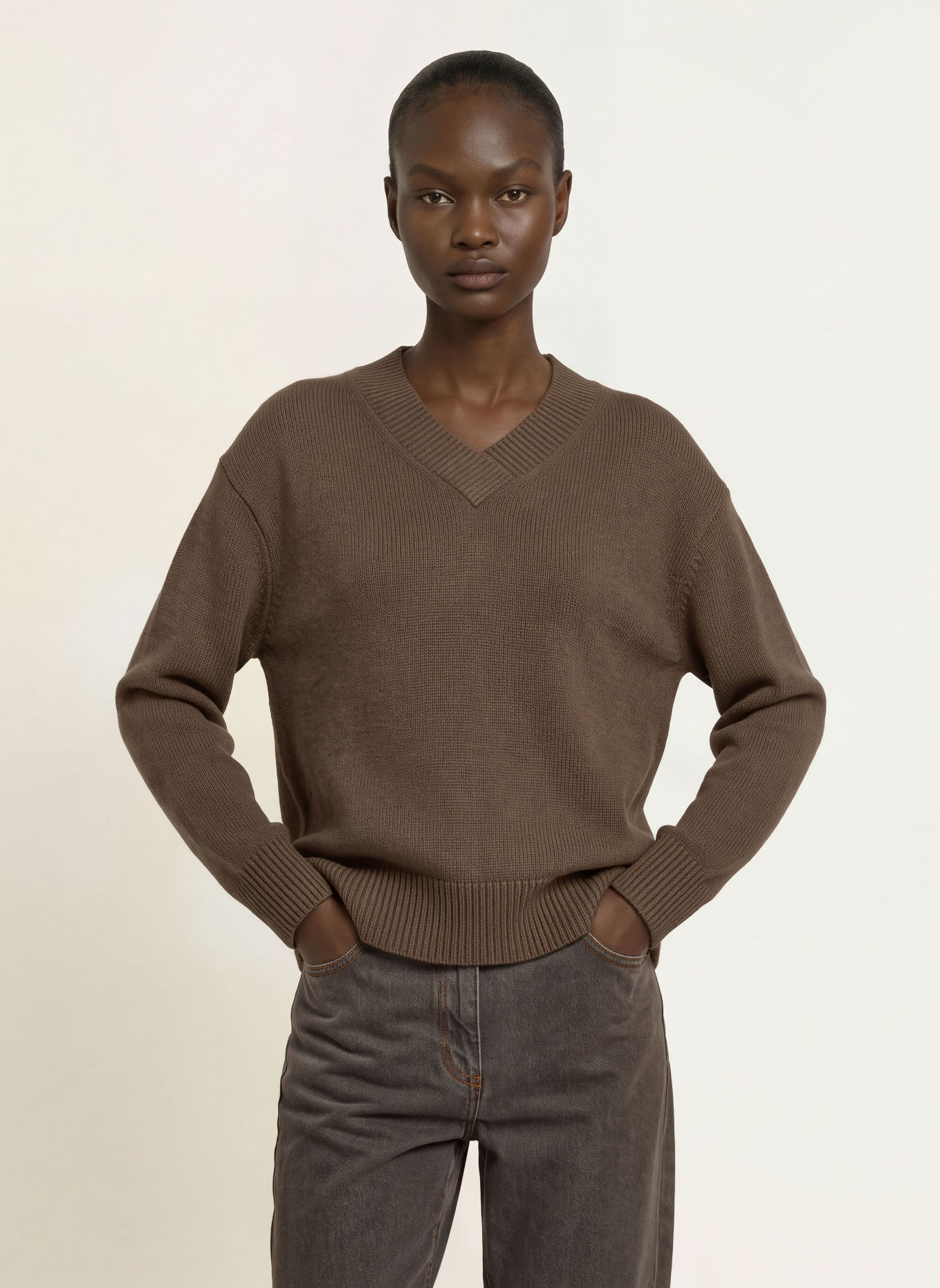 REISS Pullover MARI: KHAKI