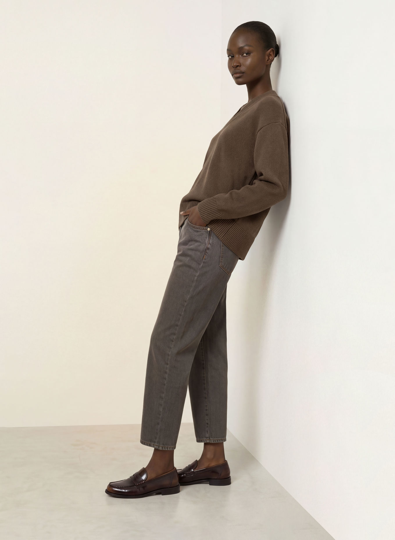REISS Pullover MARI: KHAKI