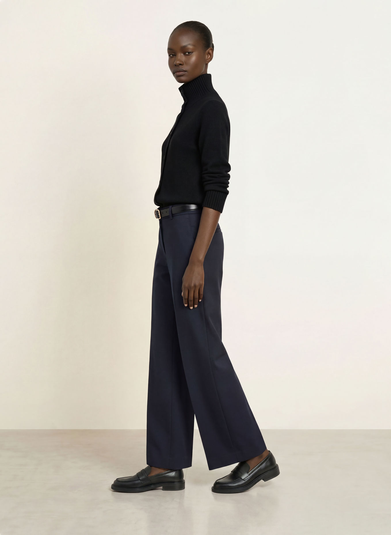 REISS Vest CHARLY: ZWART