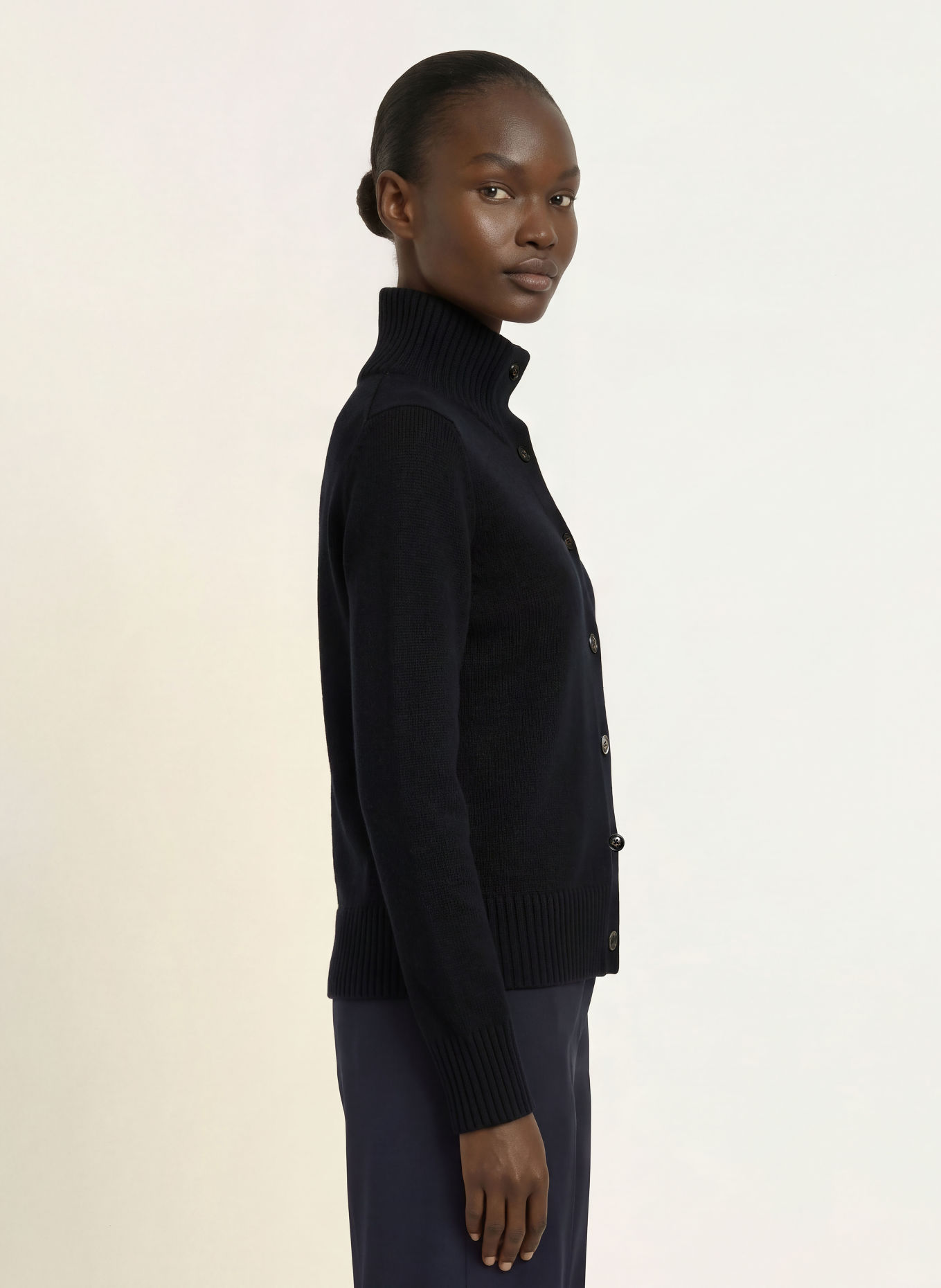 REISS Vest CHARLY: ZWART