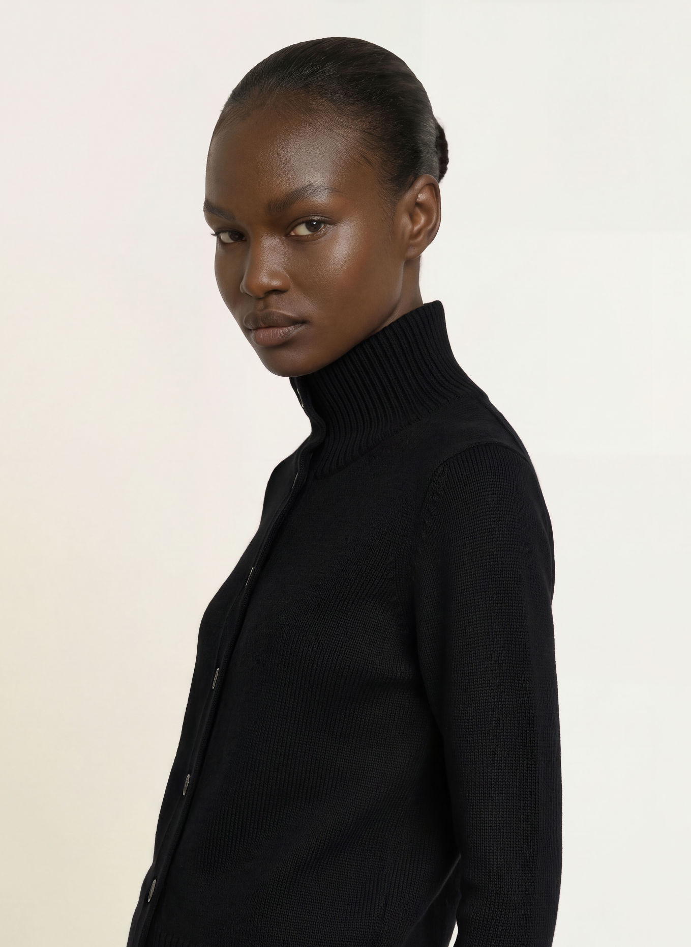 REISS Vest CHARLY: ZWART