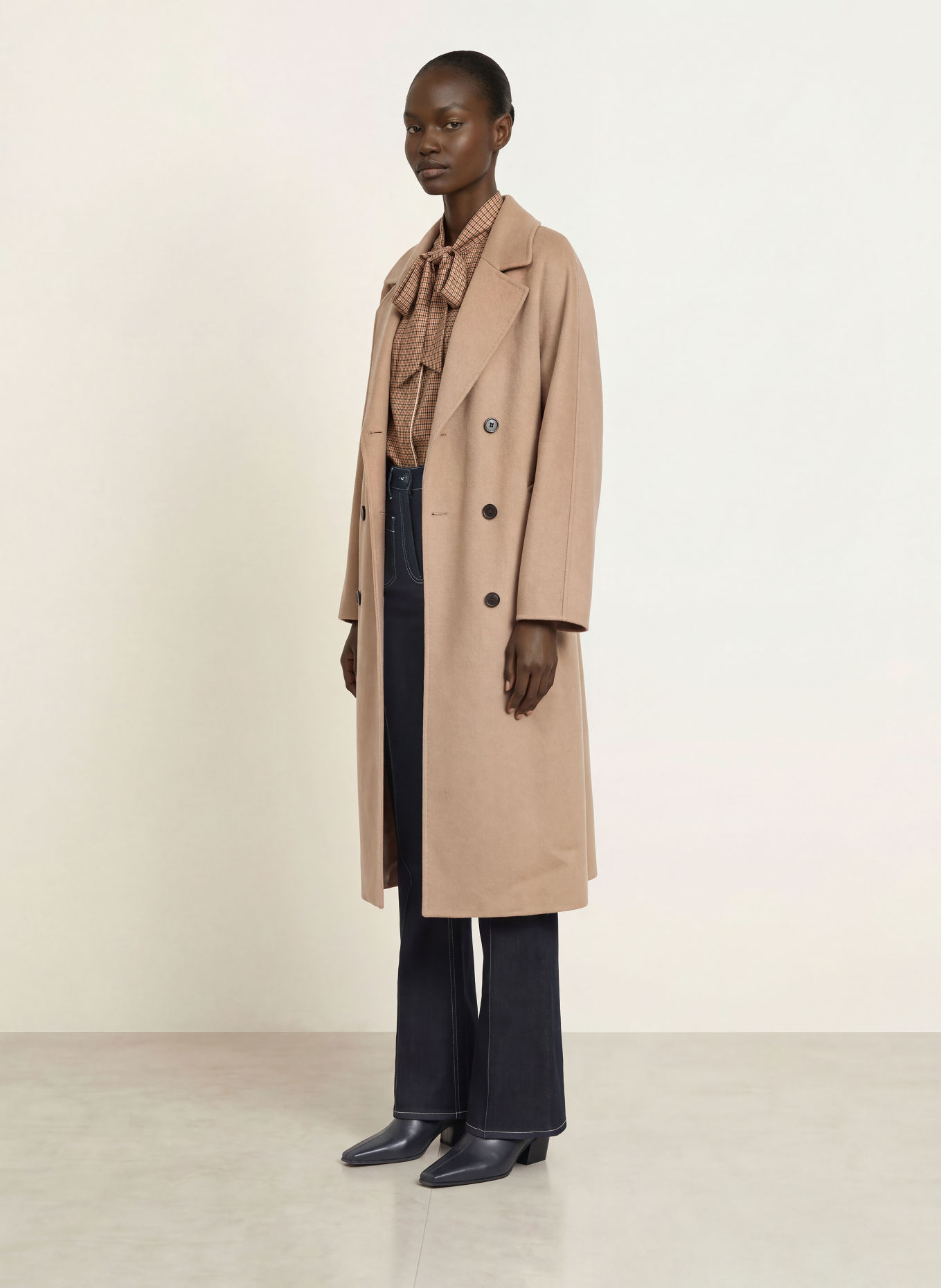 REISS Palton MARINA: CAMEL